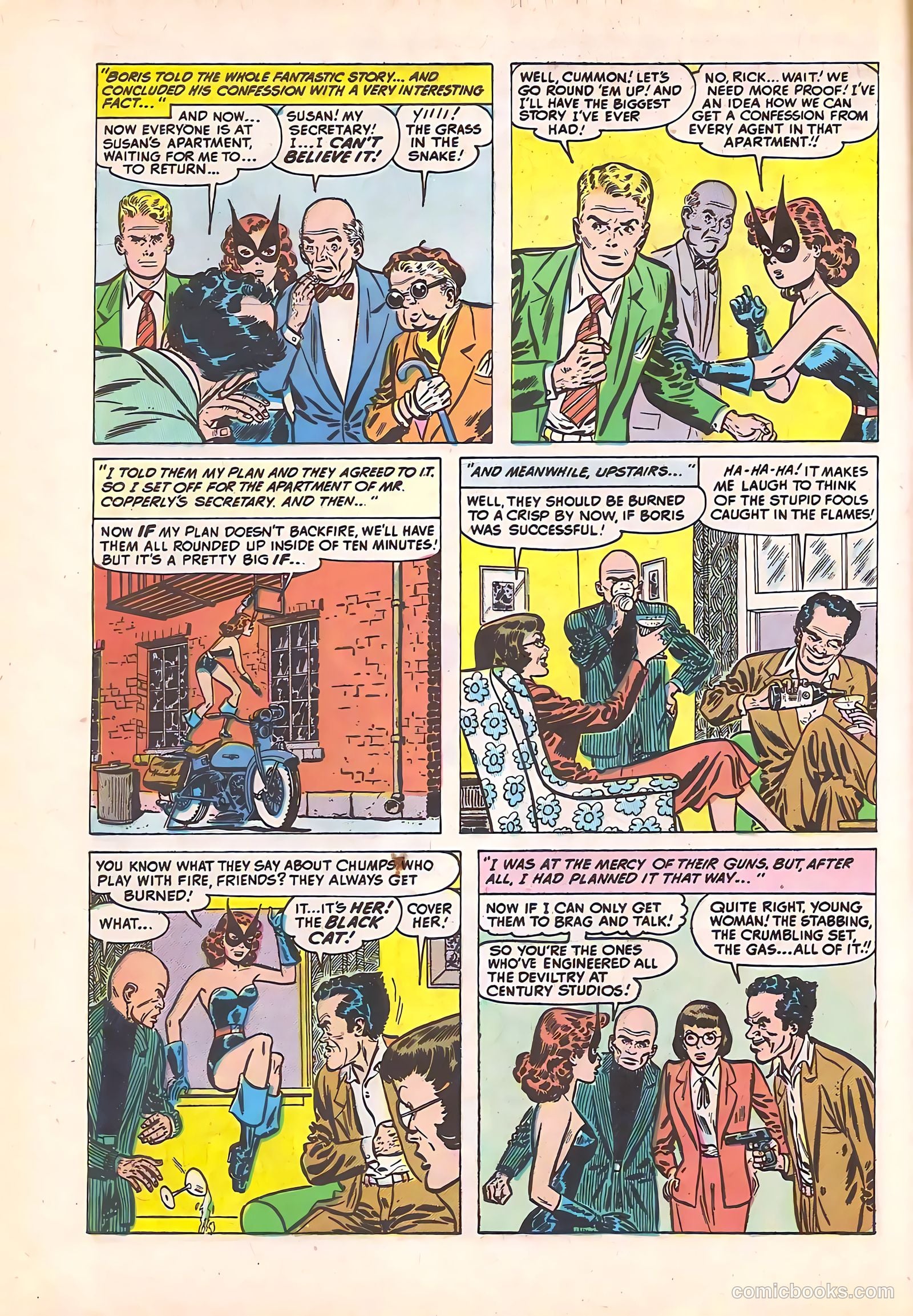 Black Cat Comics #23 (1950) — page 10 of 36