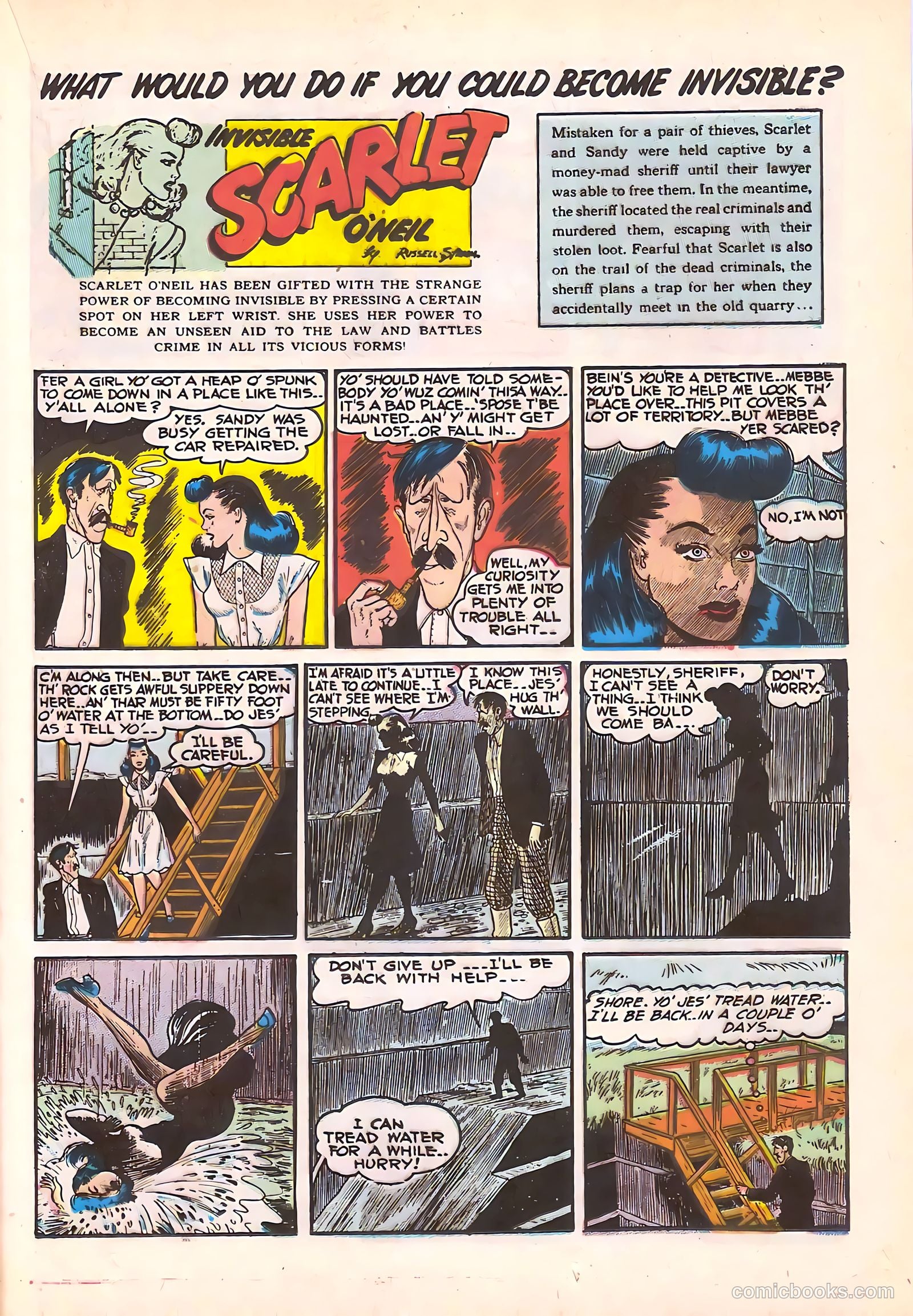 Black Cat Comics #23 (1950) — page 21 of 36