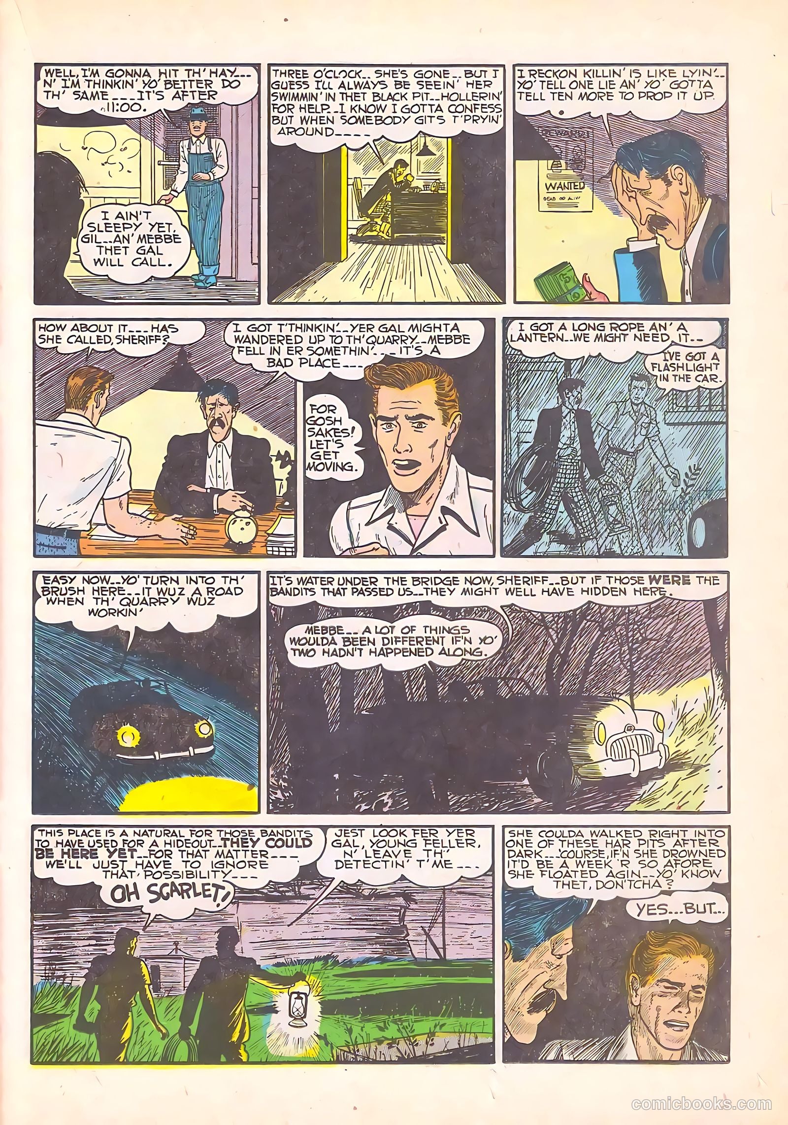 Black Cat Comics #23 (1950) — page 23 of 36