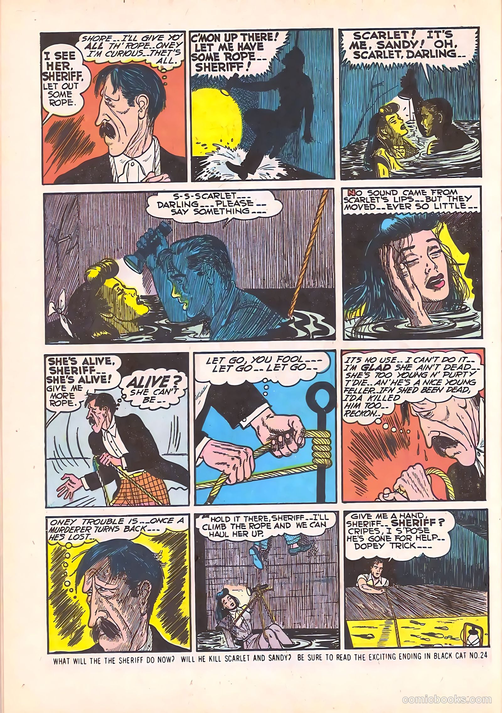 Black Cat Comics #23 (1950) — page 26 of 36