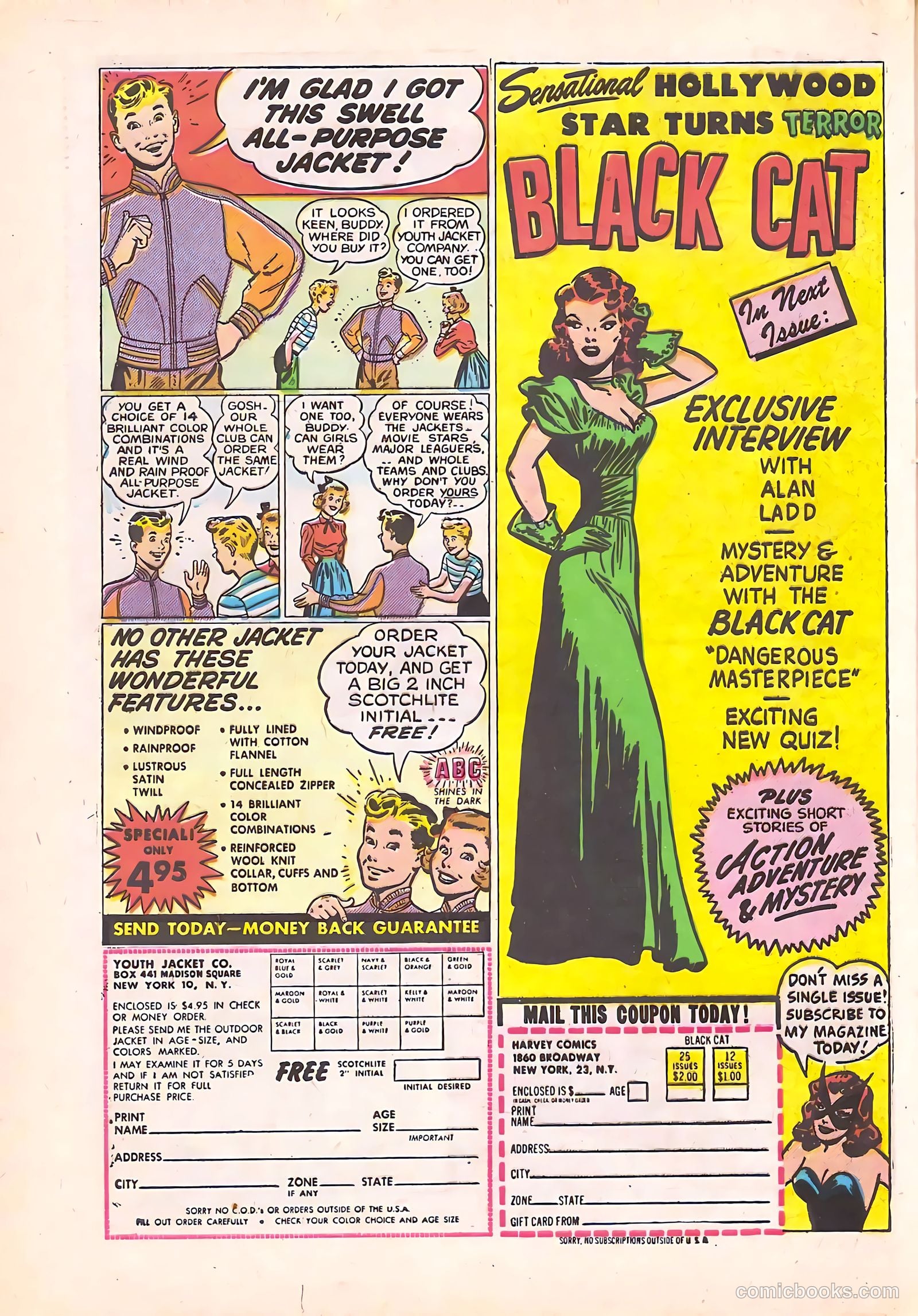 Black Cat Comics #23 (1950) — page 28 of 36