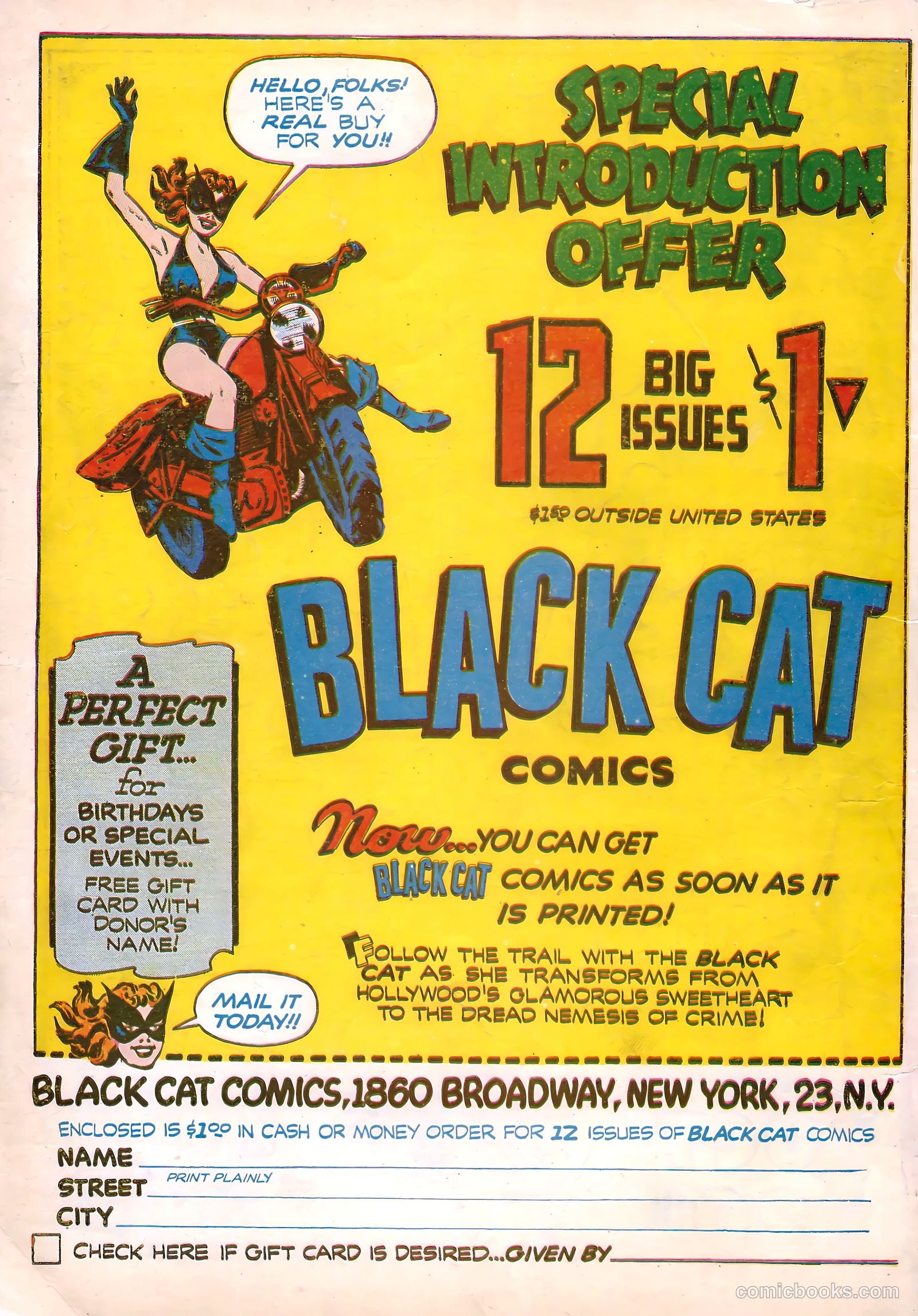 Black Cat #3 (1946) — page 52 of 52