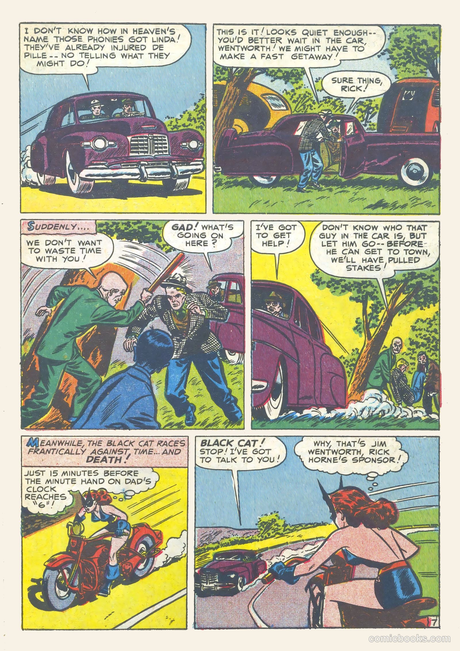 Black Cat Comics #6 (1947) — page 9 of 52