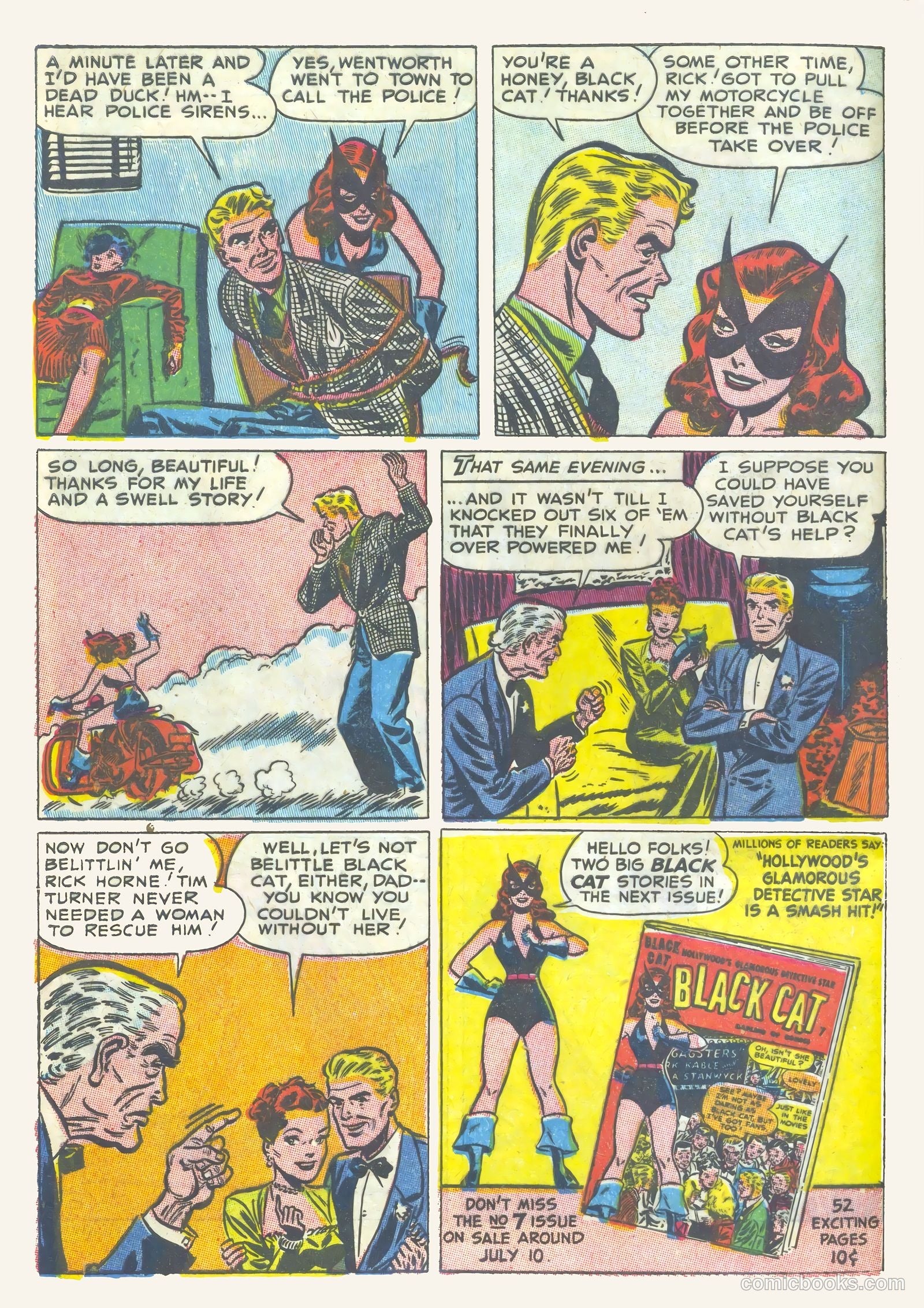 Black Cat Comics #6 (1947) — page 12 of 52