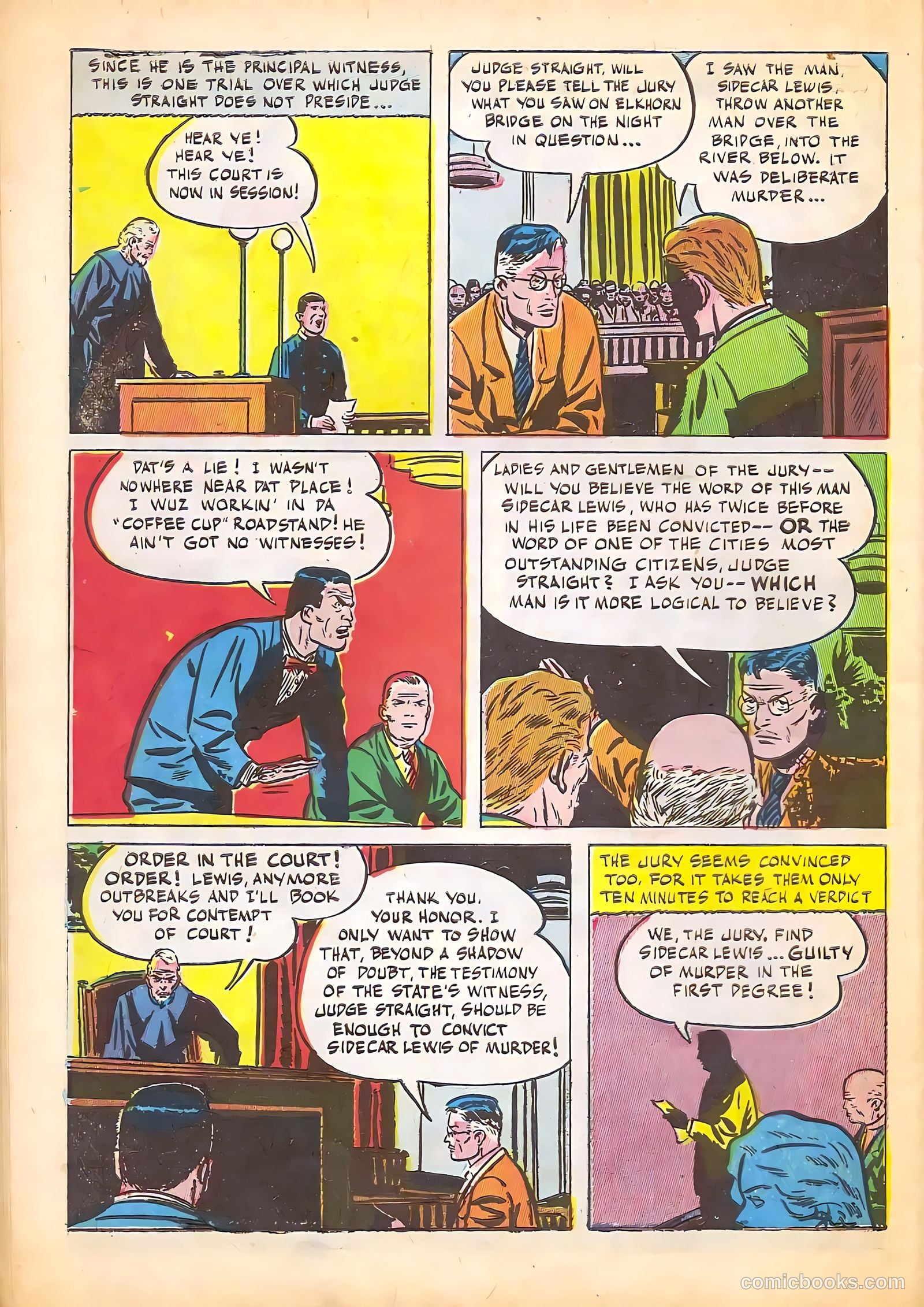 Black Cat Comics #7 (1947) — page 42 of 52