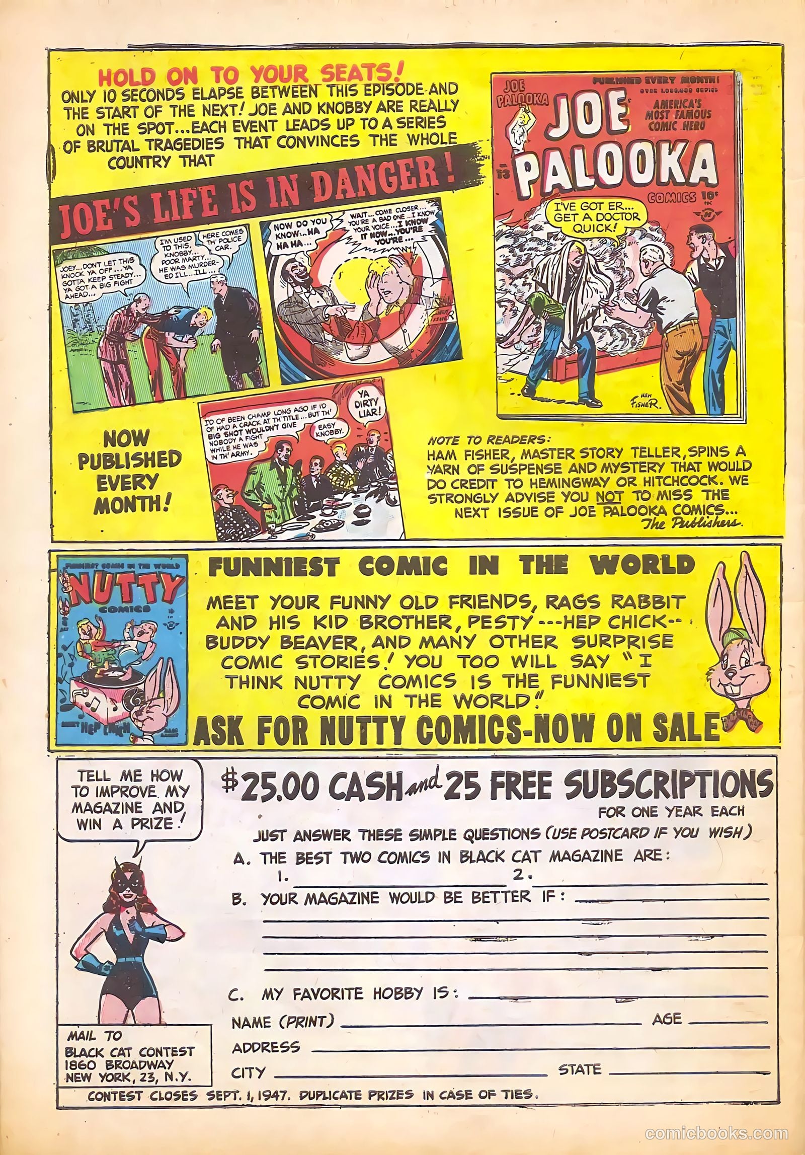 Black Cat Comics #7 (1947) — page 48 of 52