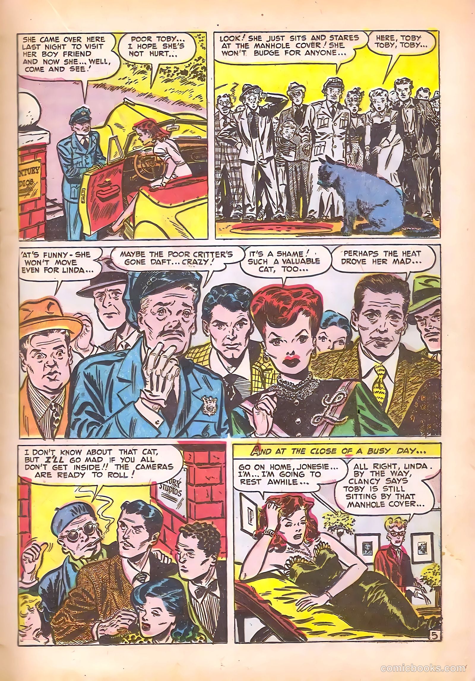 Black Cat Comics #8 (1947) — page 17 of 52