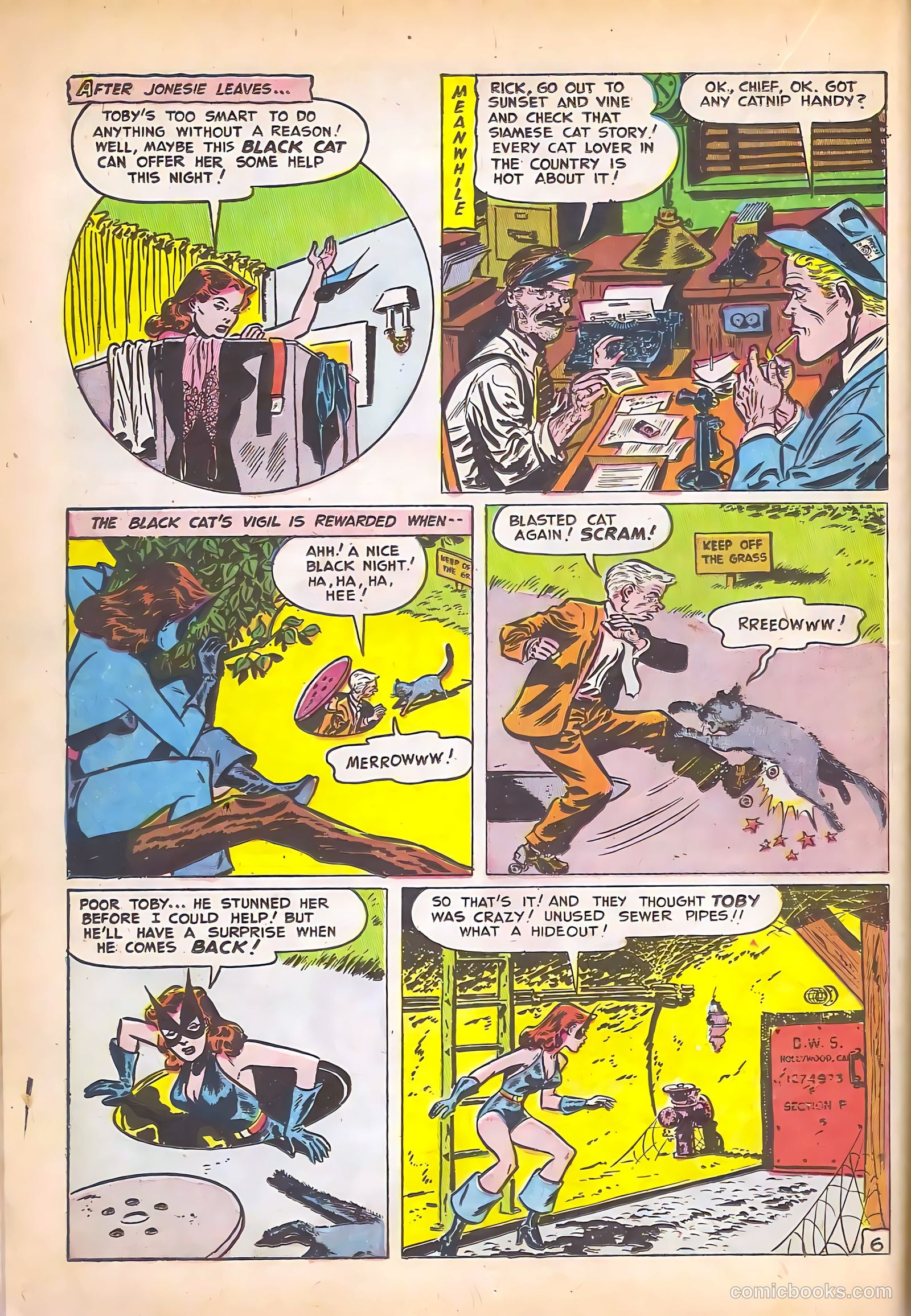 Black Cat Comics #8 (1947) — page 18 of 52