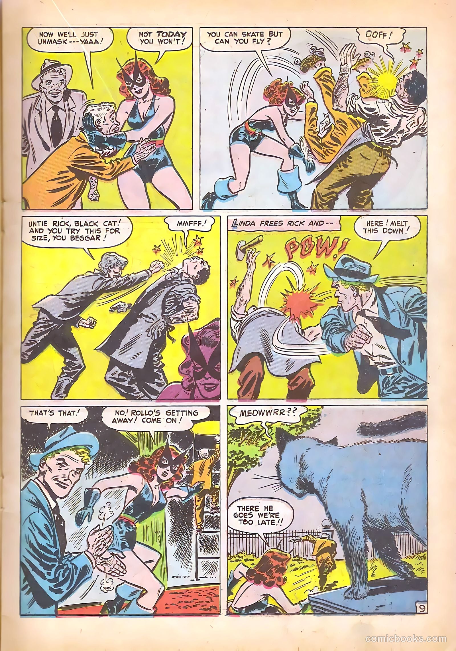 Black Cat Comics #8 (1947) — page 21 of 52