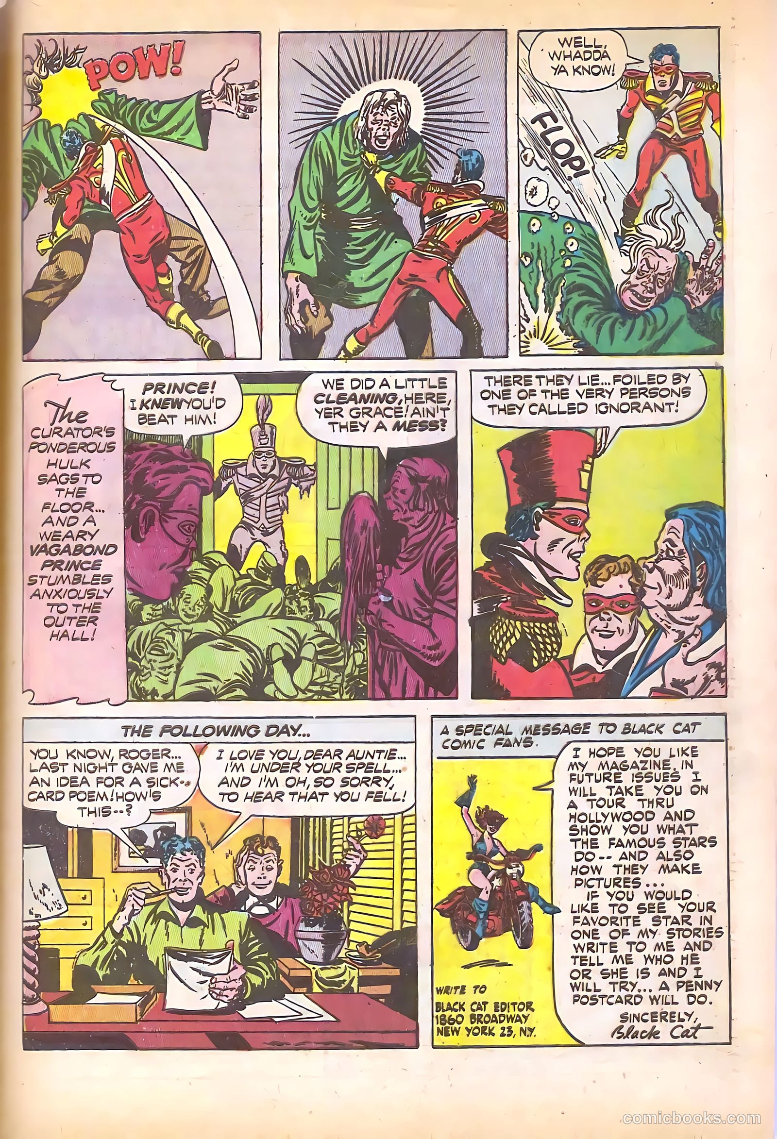 Black Cat Comics #8 (1947) — page 47 of 52