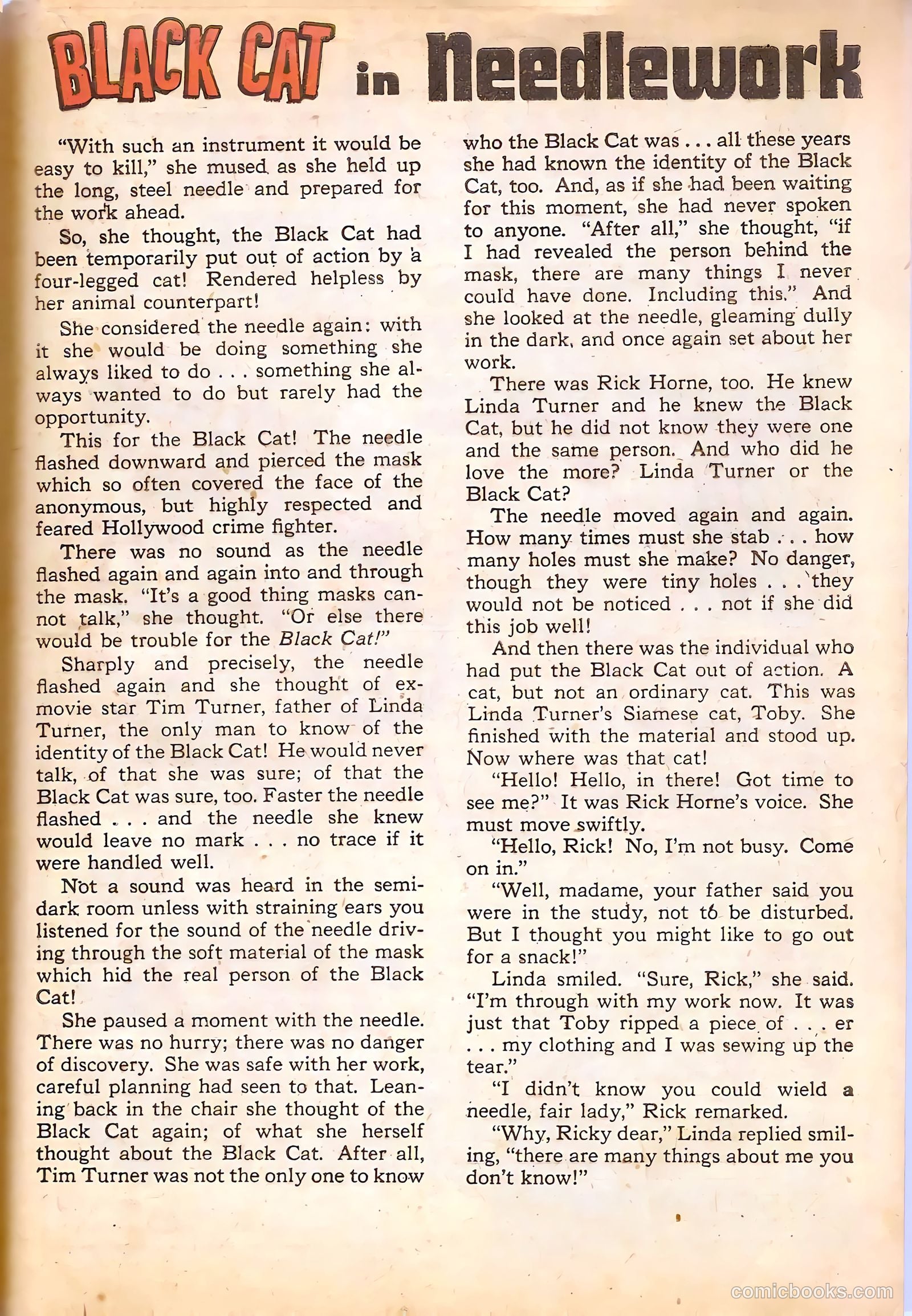 Black Cat Comics #8 (1947) — page 49 of 52