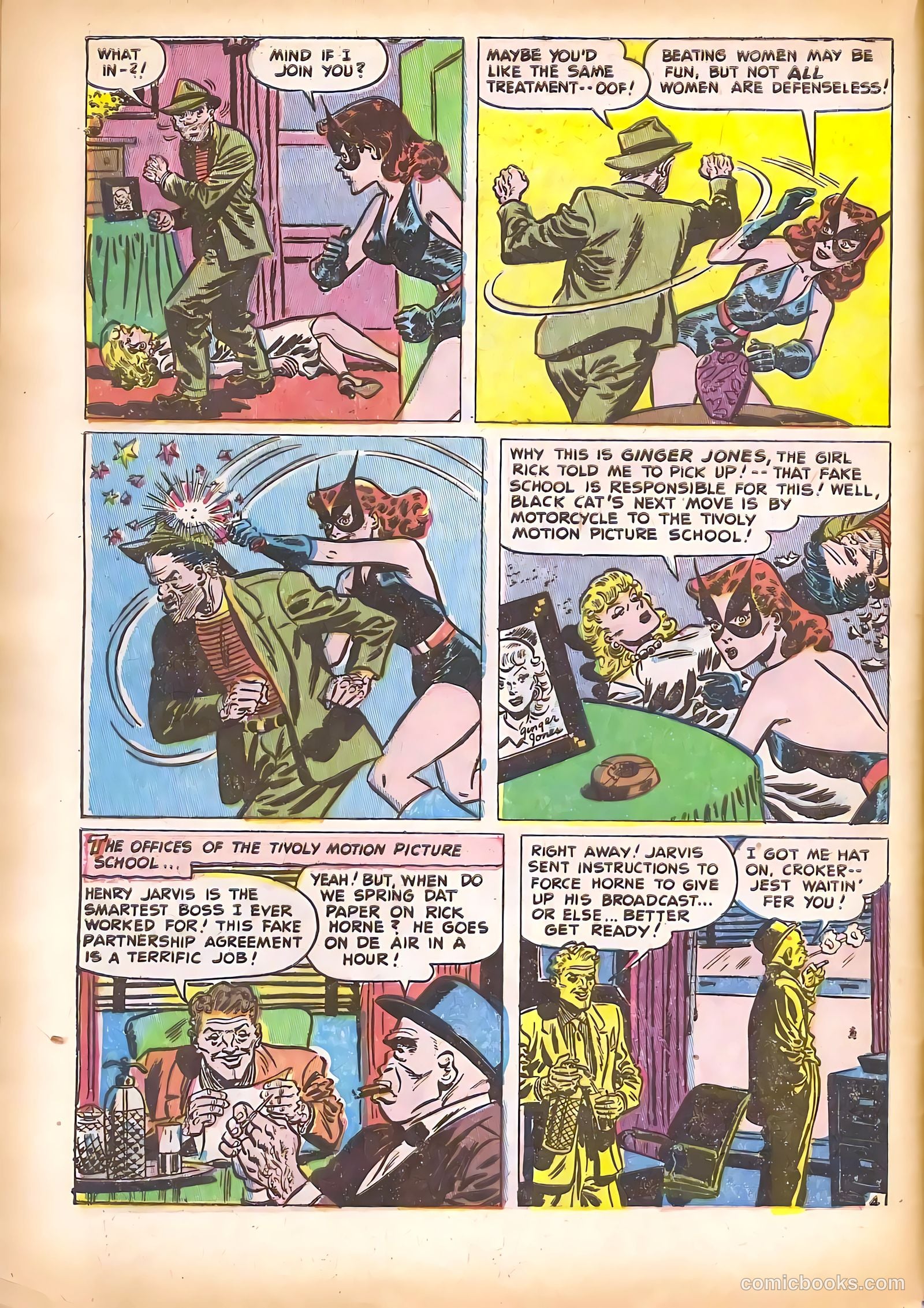 Black Cat Comics #9 (1948) — page 6 of 52
