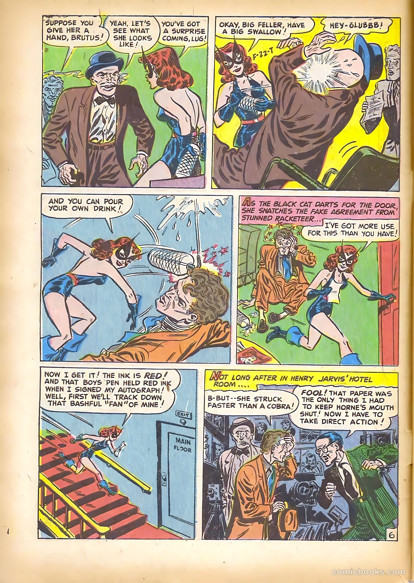 Black Cat Comics #9 (1948) — page 8 of 52