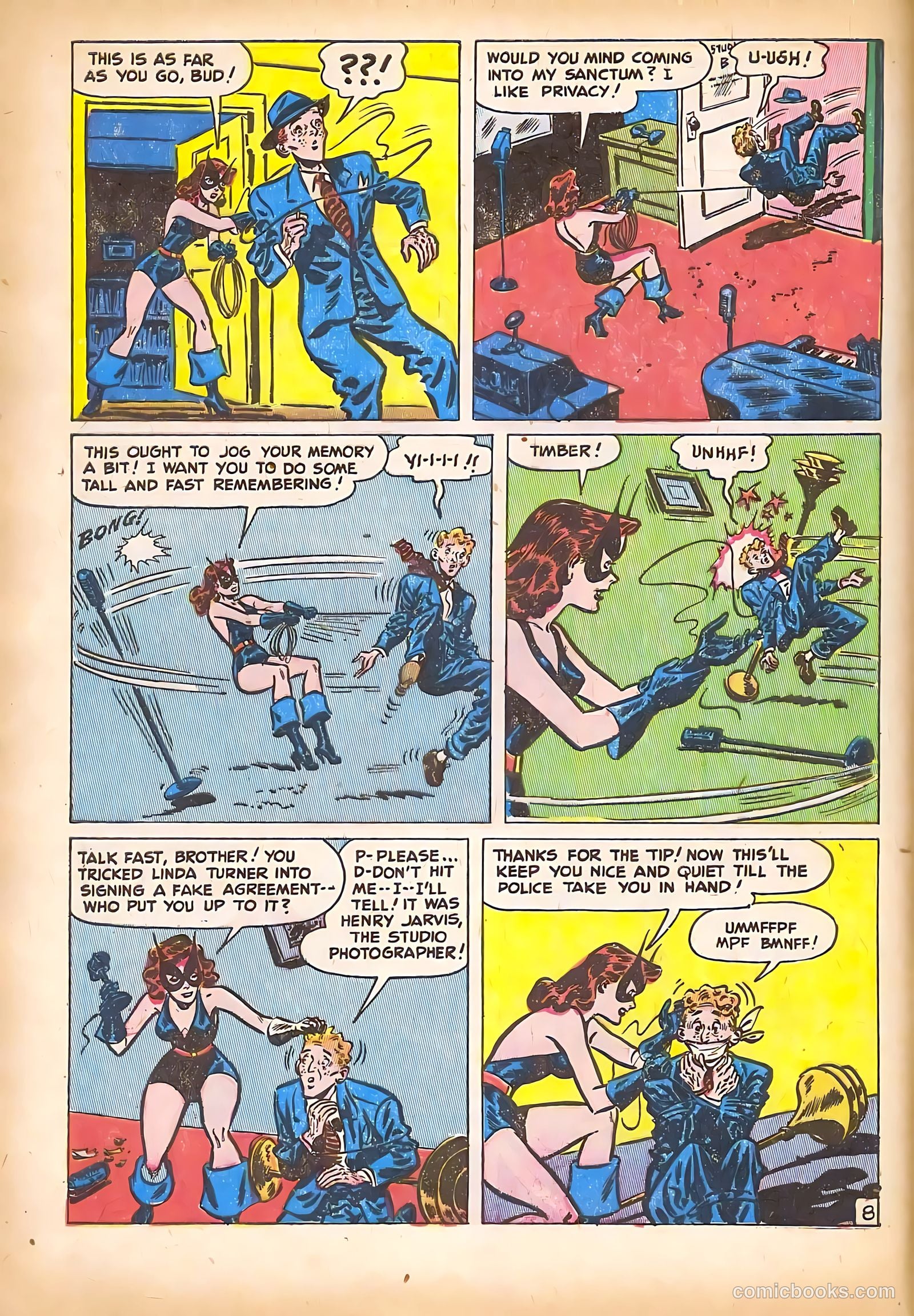 Black Cat Comics #9 (1948) — page 10 of 52