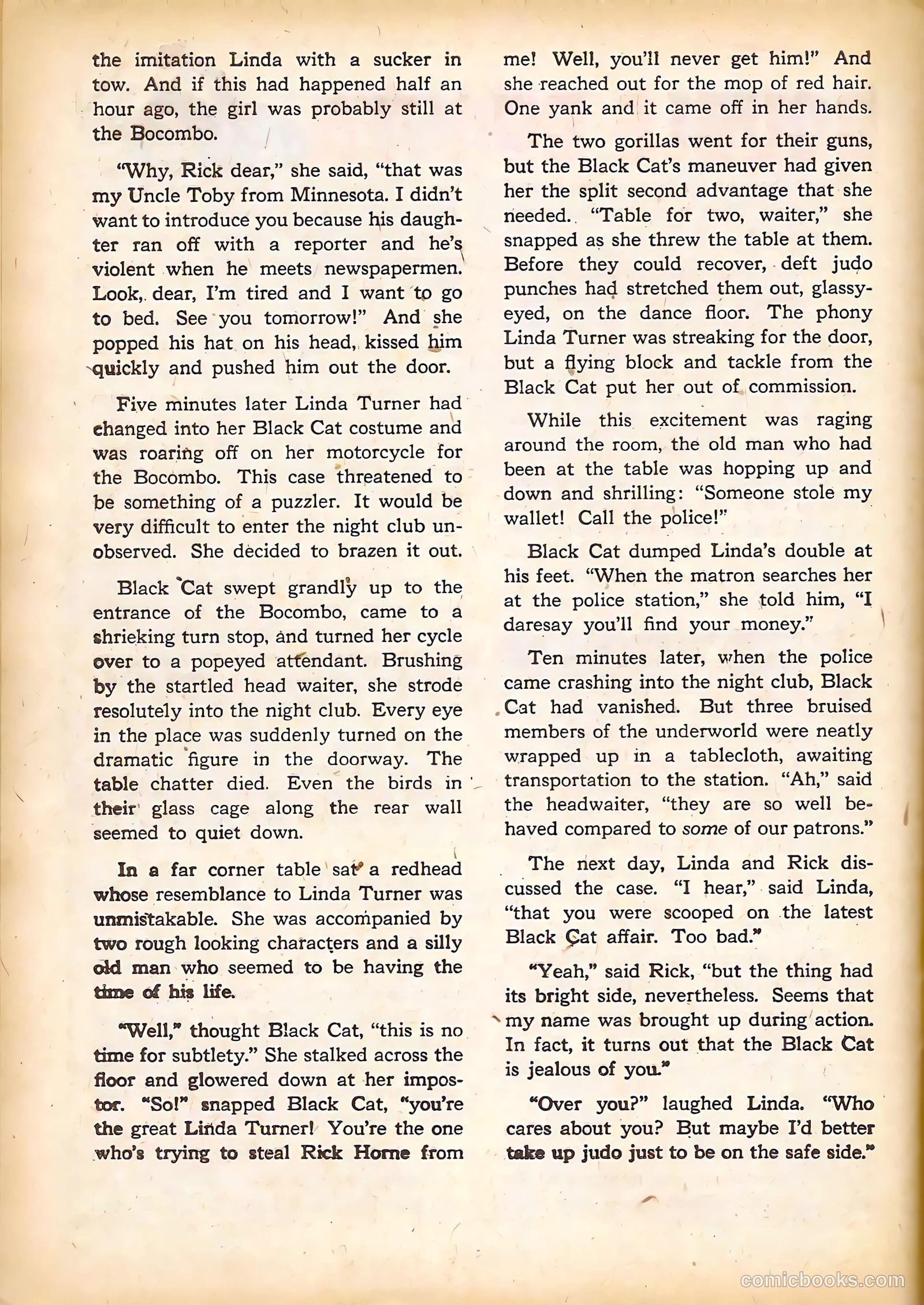 Black Cat Comics #9 (1948) — page 40 of 52