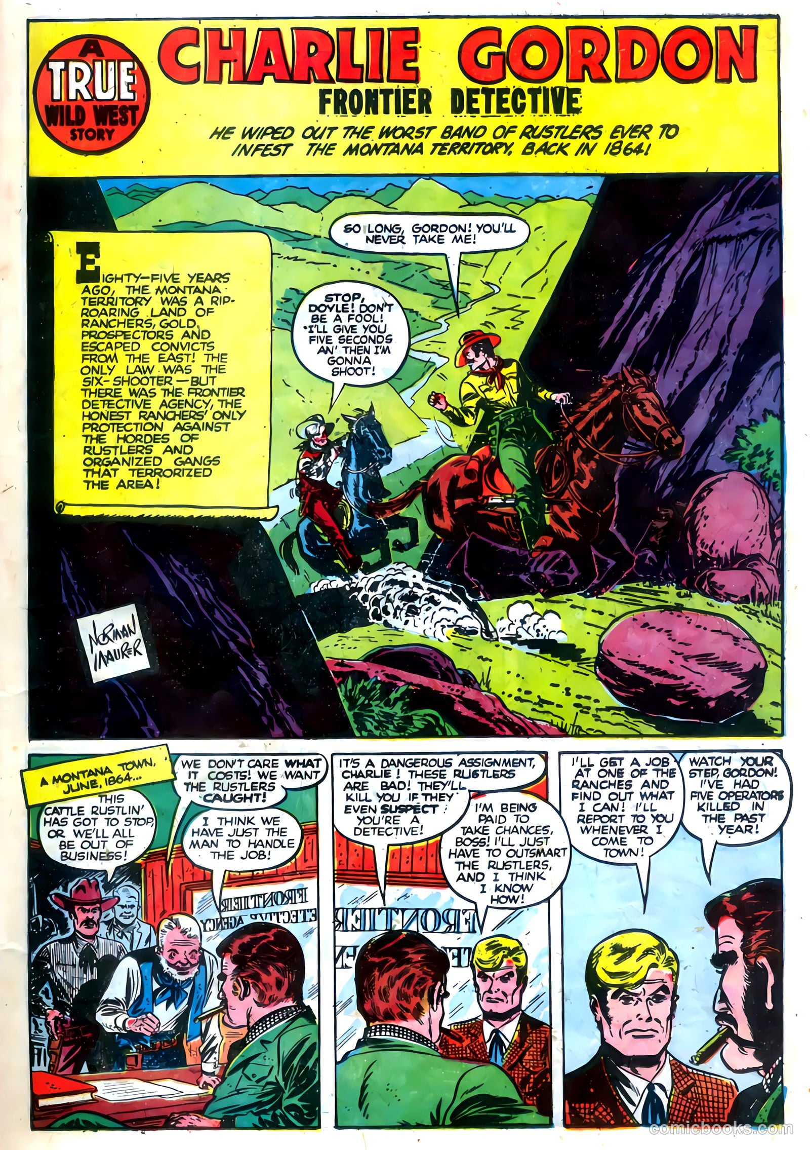 Black Diamond Western #10 (1949) — page 17 of 51