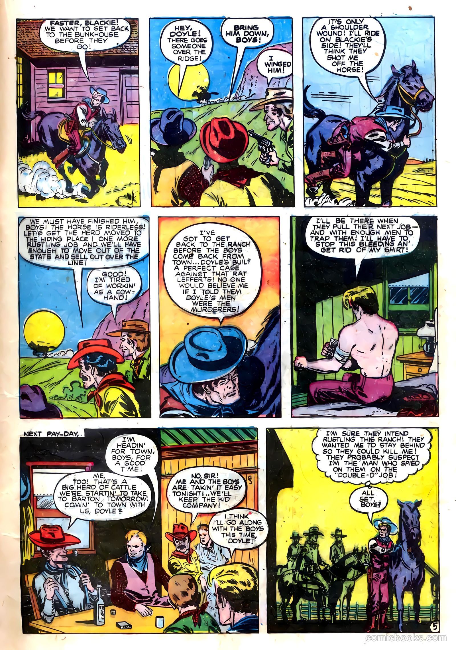 Black Diamond Western #10 (1949) — page 21 of 51