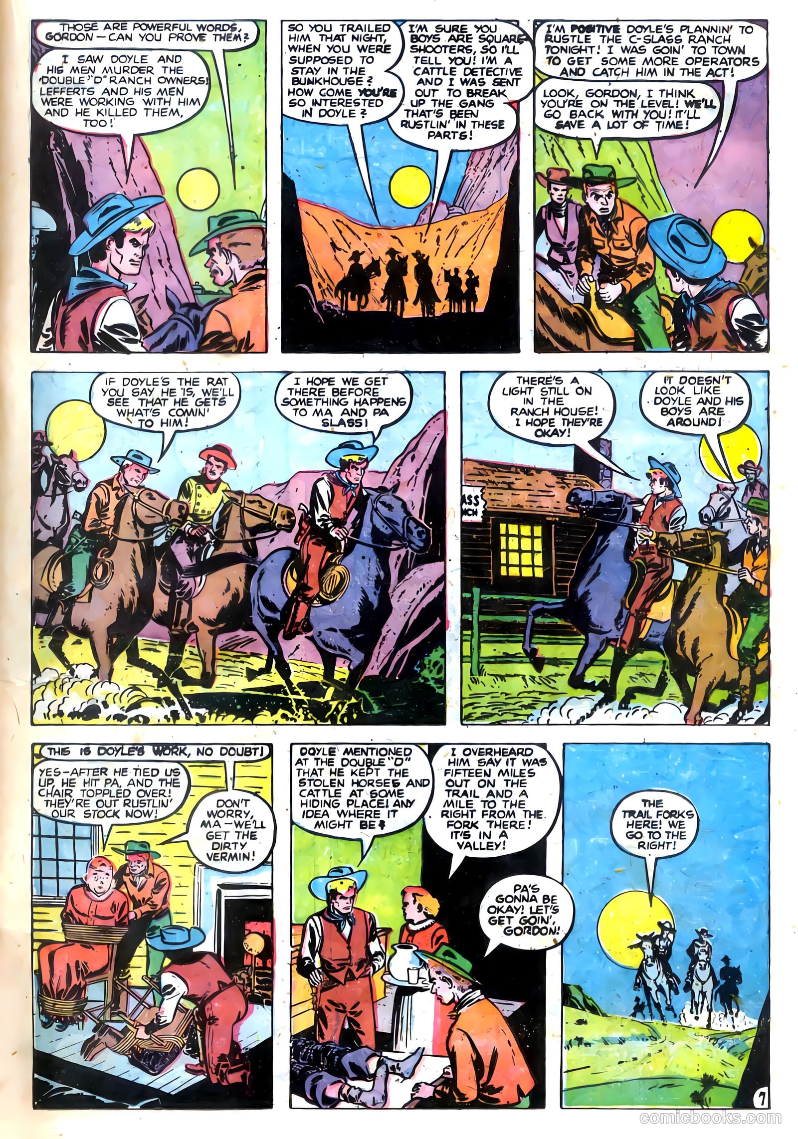 Black Diamond Western #10 (1949) — page 23 of 51