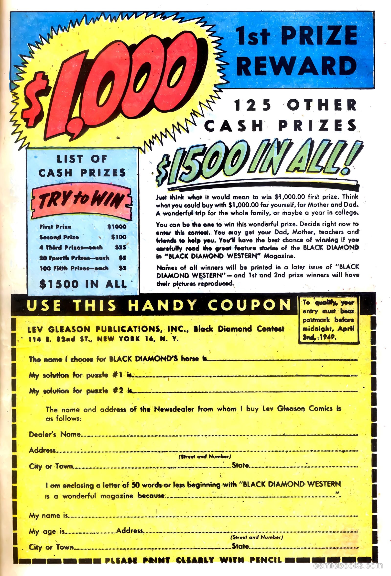 Black Diamond Western #10 (1949) — page 28 of 51