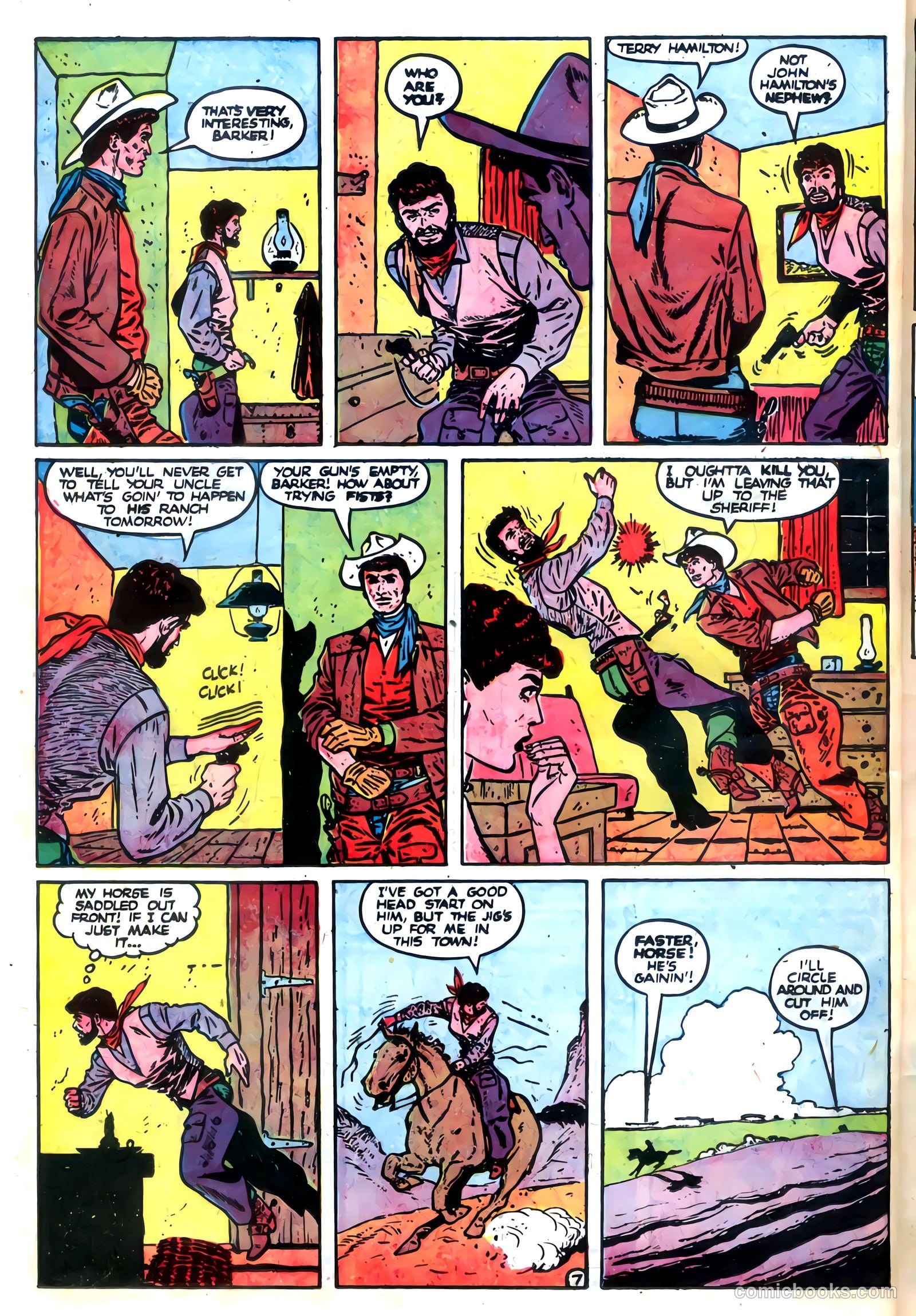 Black Diamond Western #10 (1949) — page 35 of 51