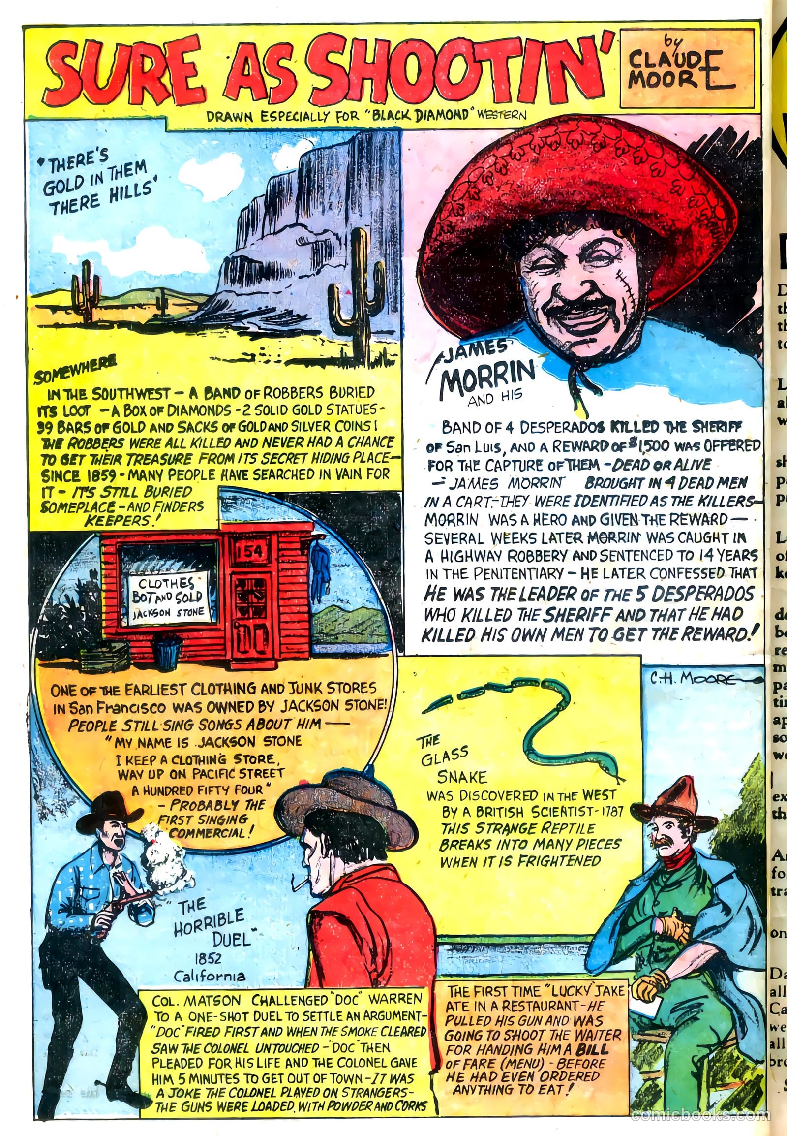 Black Diamond Western #10 (1949) — page 37 of 51