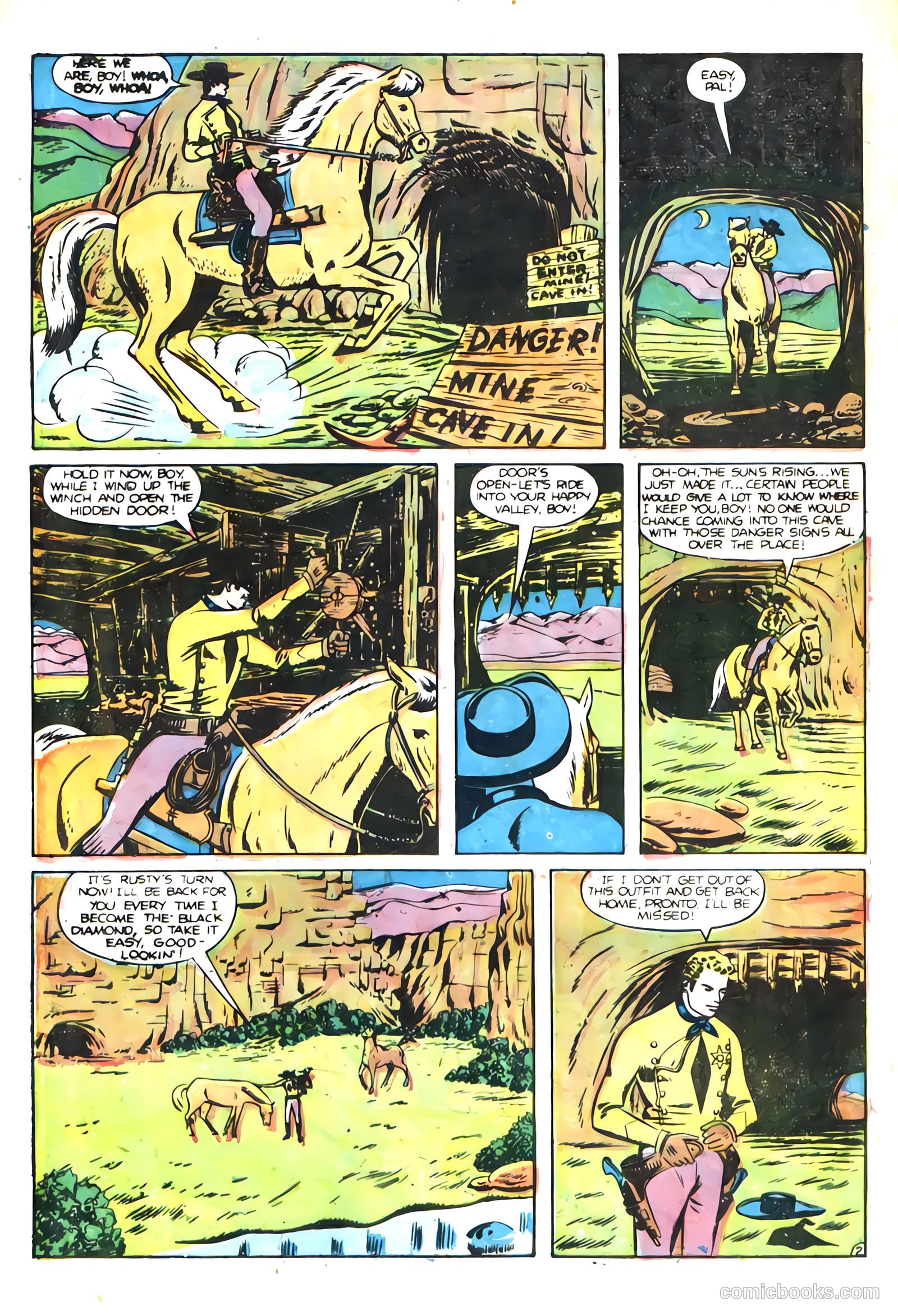 Black Diamond Western #12 (1947) — page 3 of 36