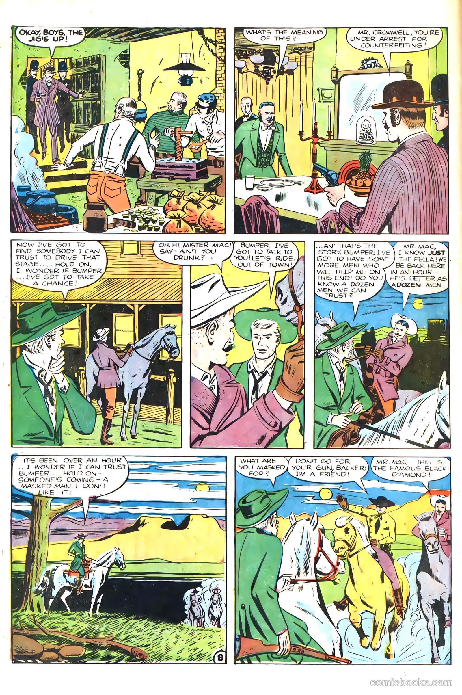 Black Diamond Western #12 (1947) — page 9 of 36