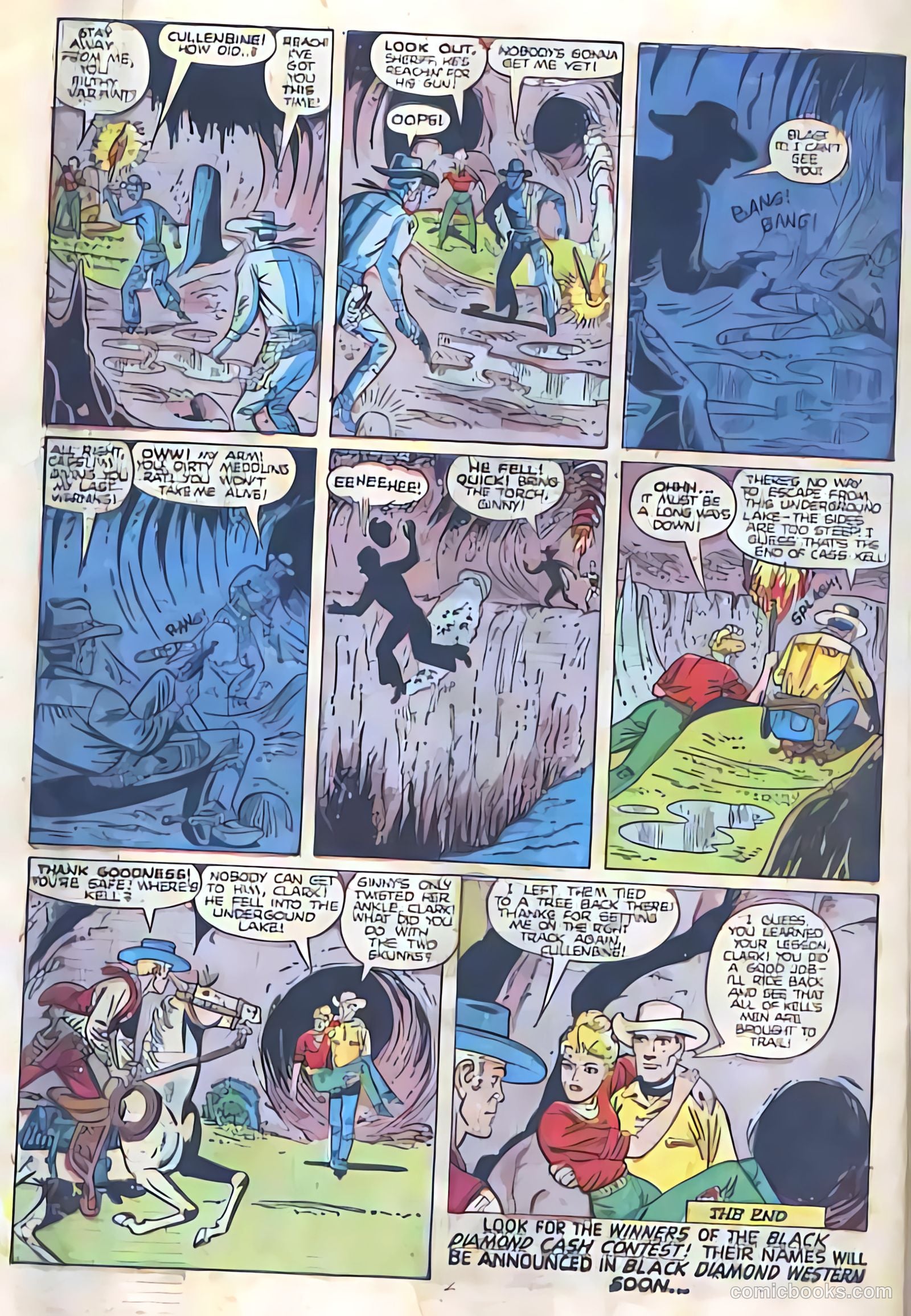 Black Diamond Western #12 (1947) — page 34 of 36