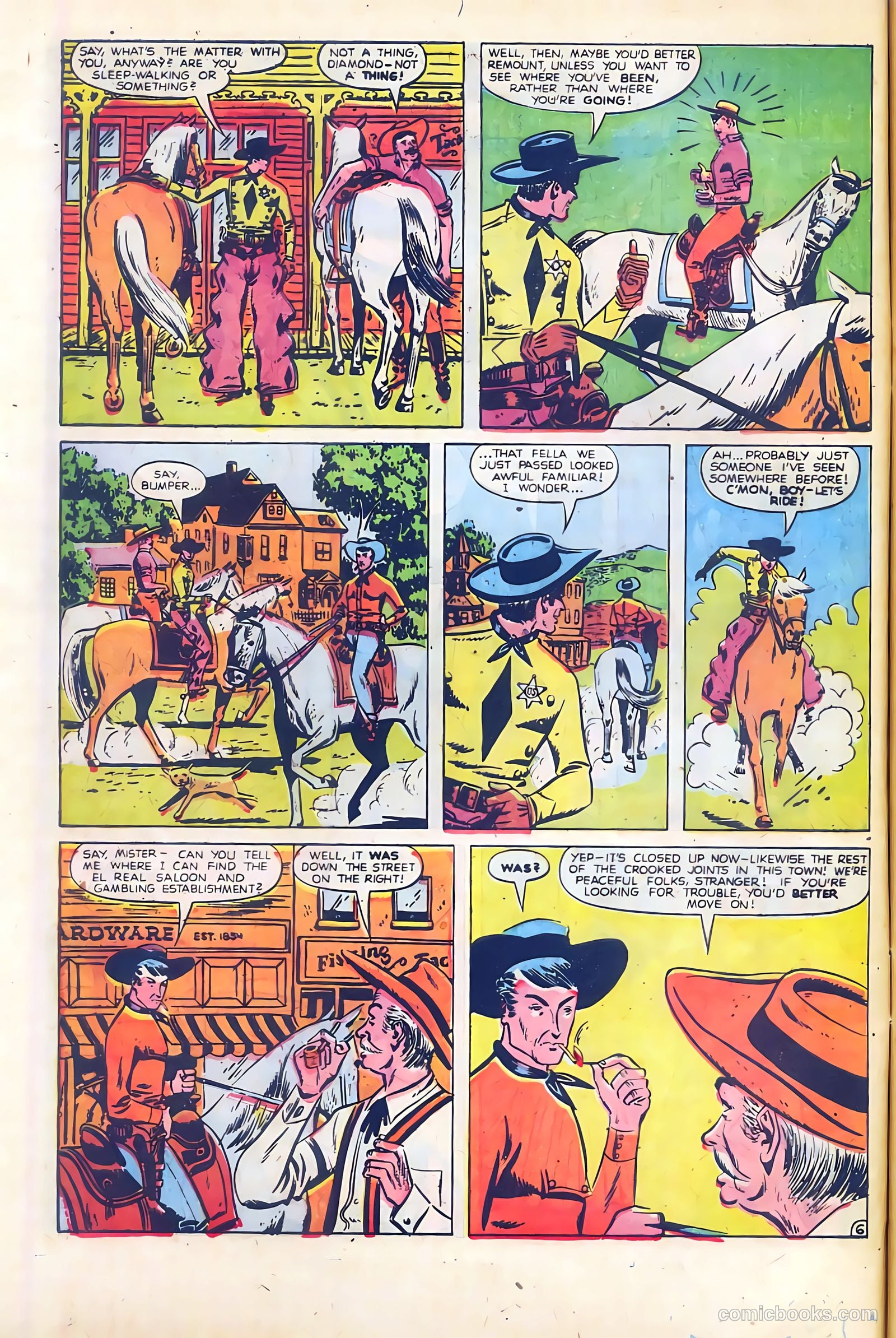 Black Diamond Western #14 (1949) — page 9 of 53