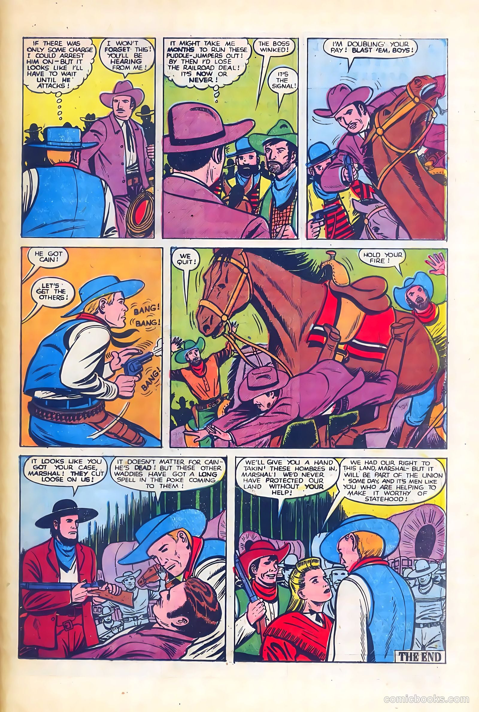 Black Diamond Western #14 (1949) — page 36 of 53