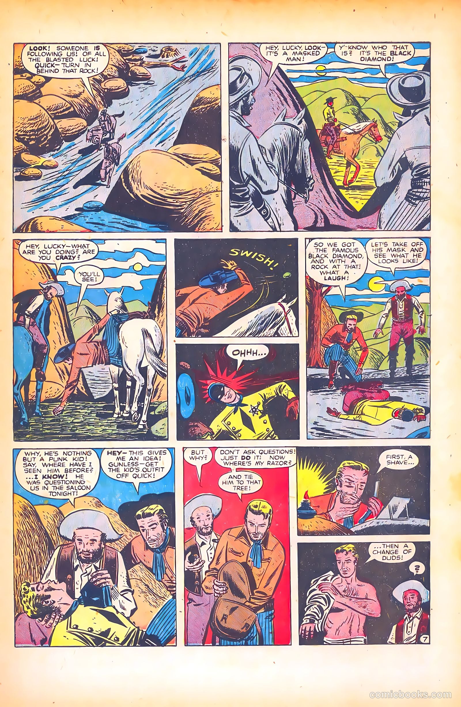 Black Diamond Western #15 (1949) — page 9 of 52