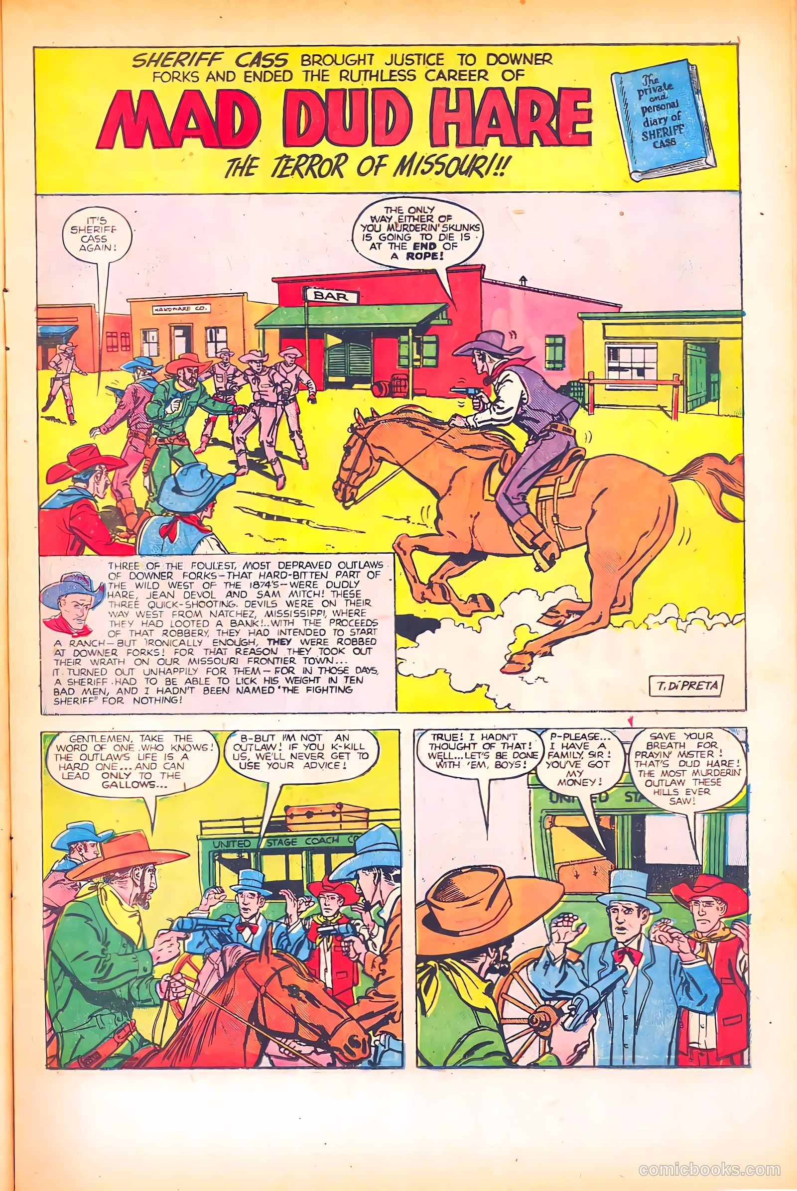 Black Diamond Western #15 (1949) — page 19 of 52