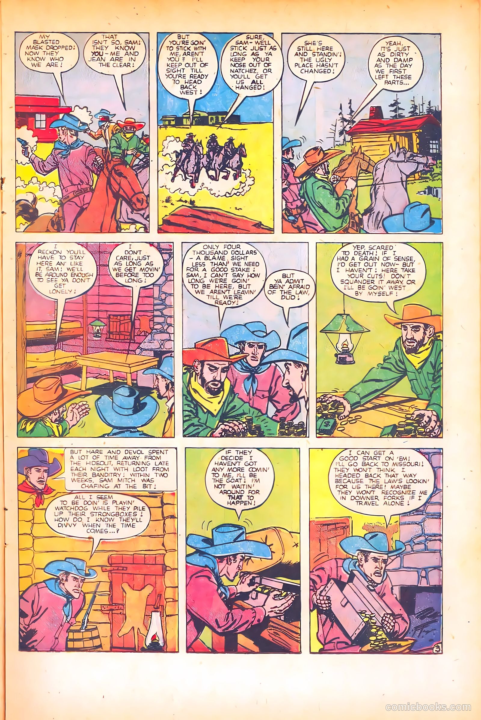 Black Diamond Western #15 (1949) — page 21 of 52