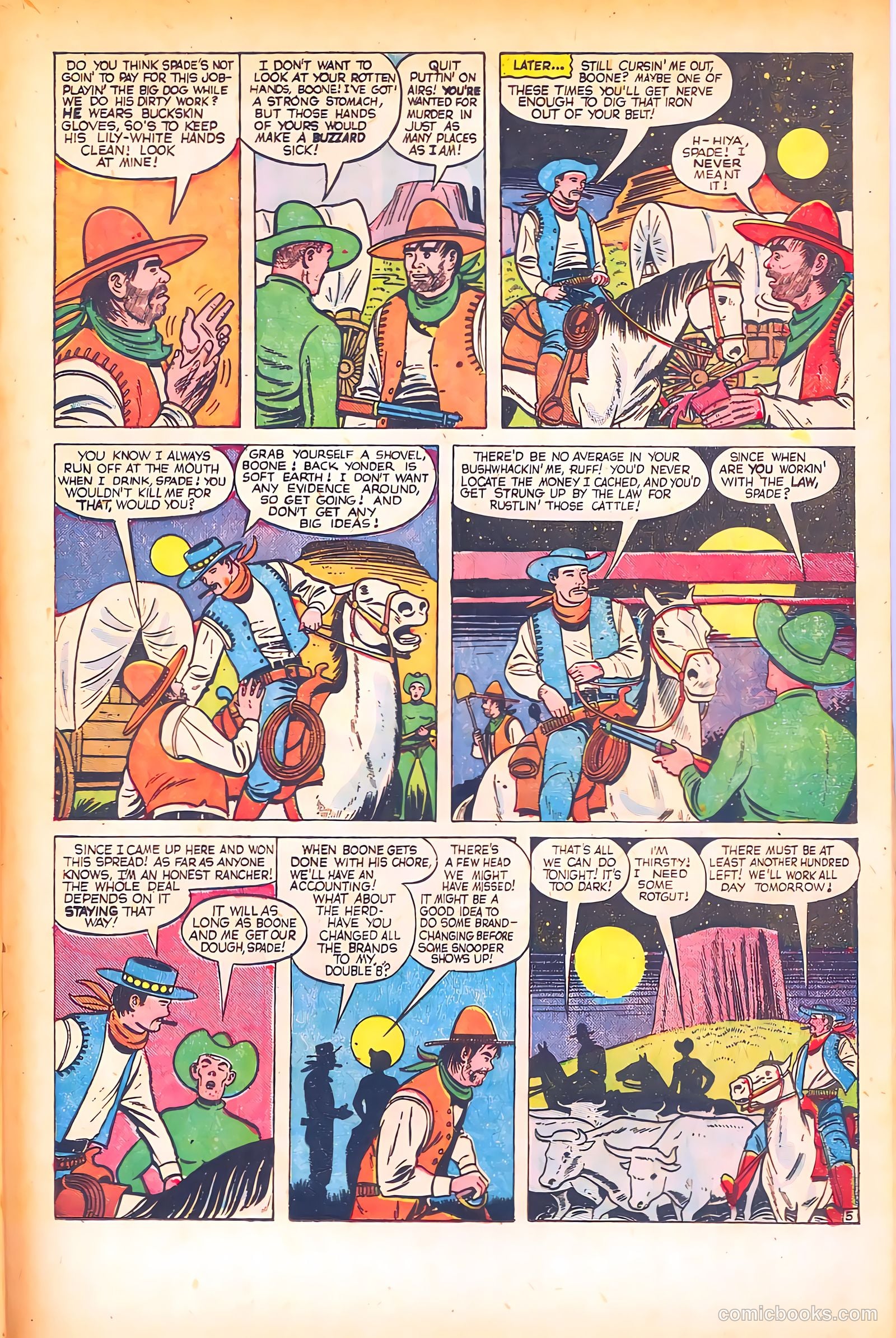 Black Diamond Western #15 (1949) — page 33 of 52