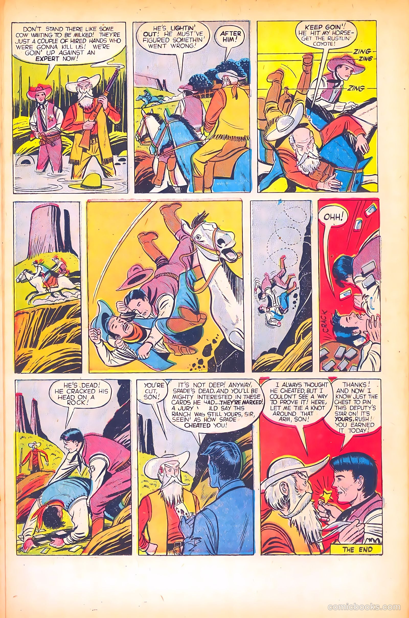 Black Diamond Western #15 (1949) — page 36 of 52