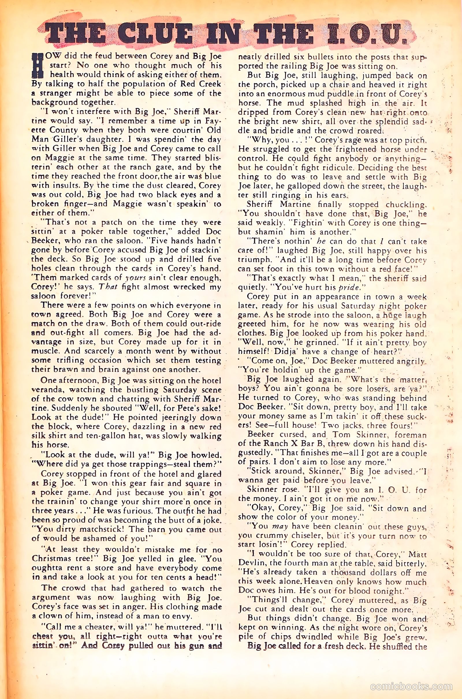 Black Diamond Western #15 (1949) — page 37 of 52