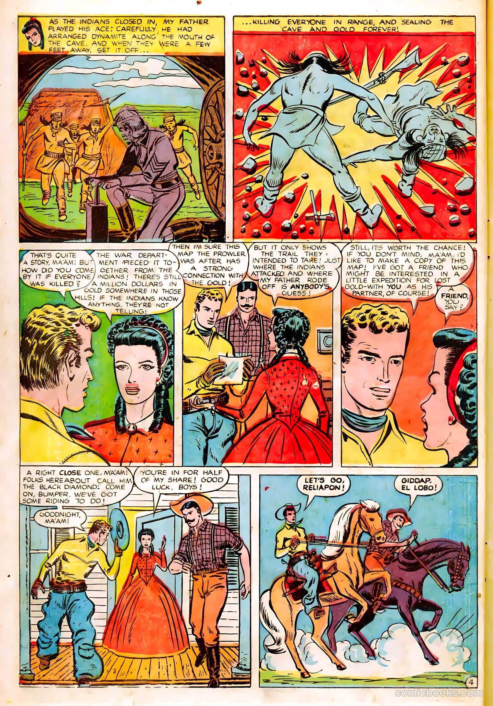 Black Diamond Western #17 (1950) — page 6 of 52