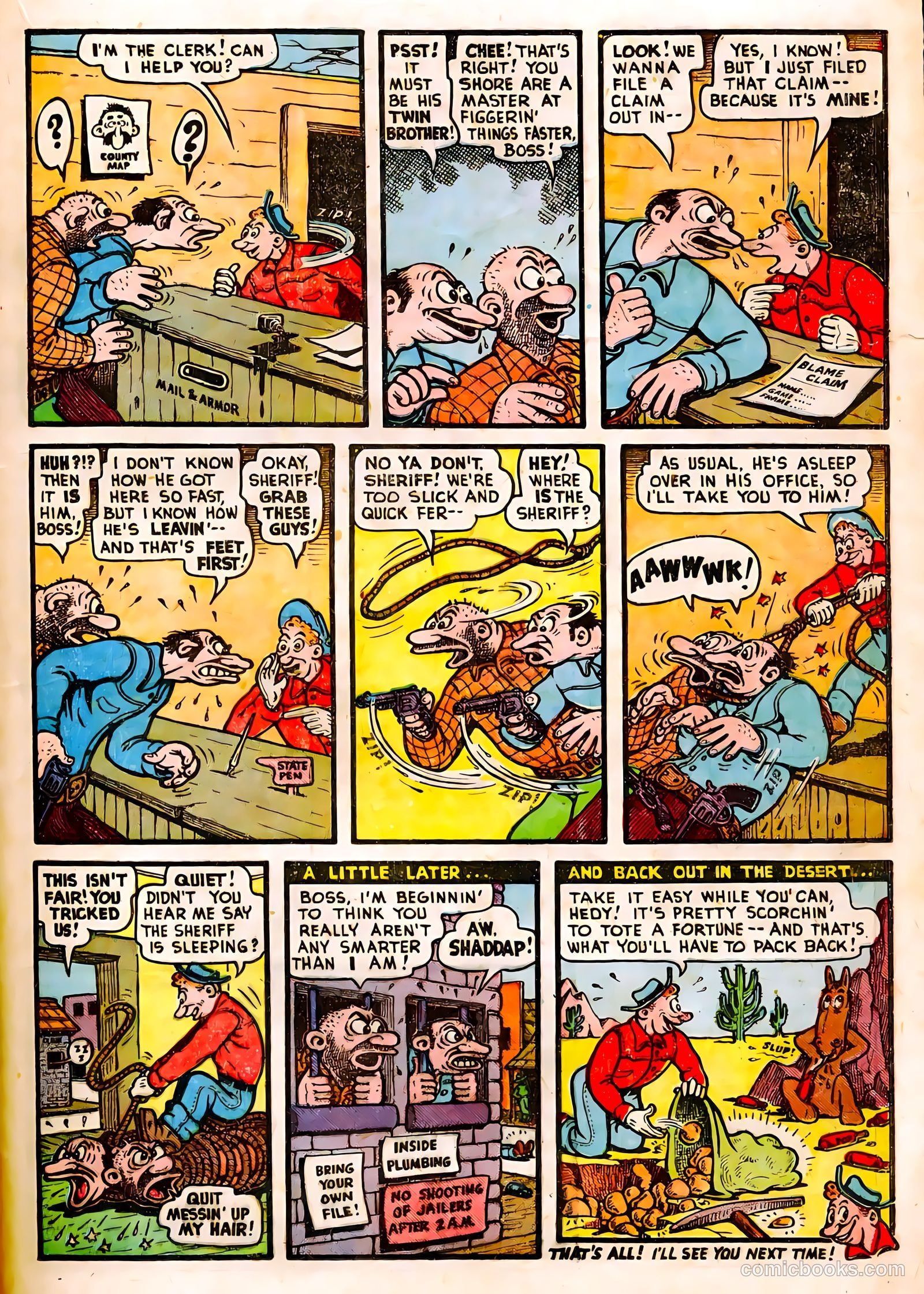 Black Diamond Western #17 (1950) — page 33 of 52