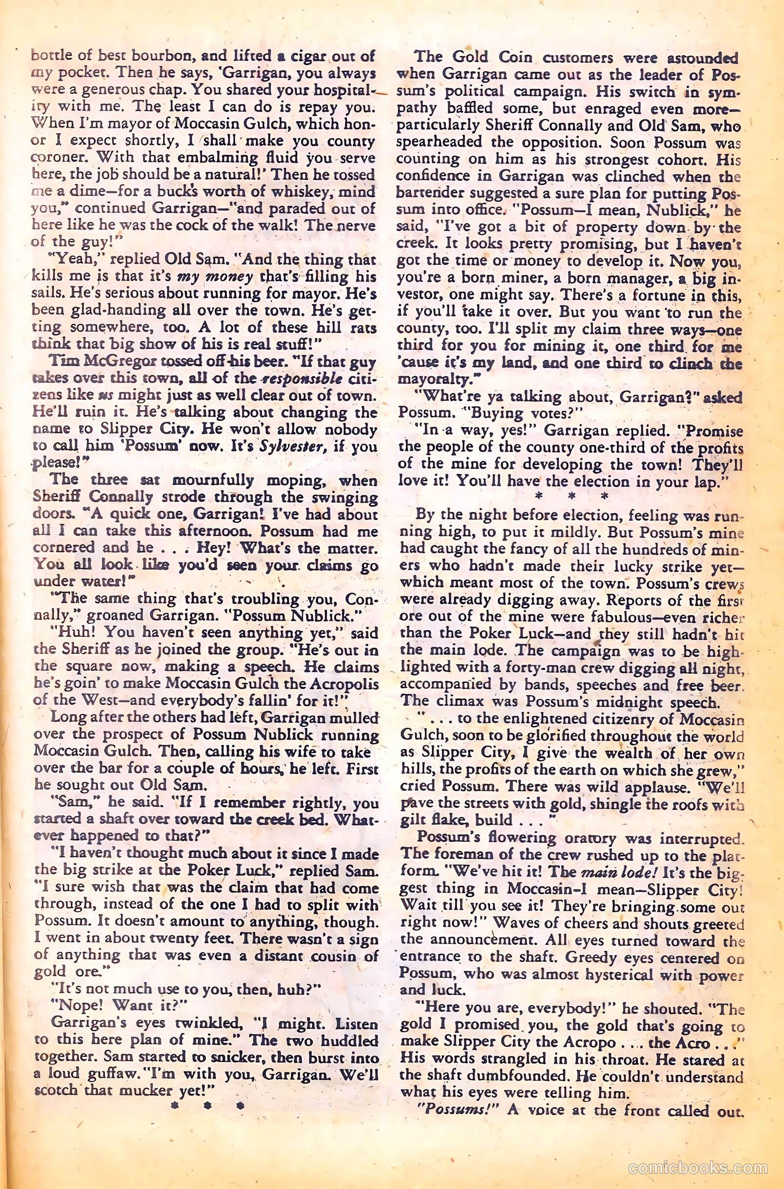 Black Diamond Western #18 (1950) — page 38 of 51