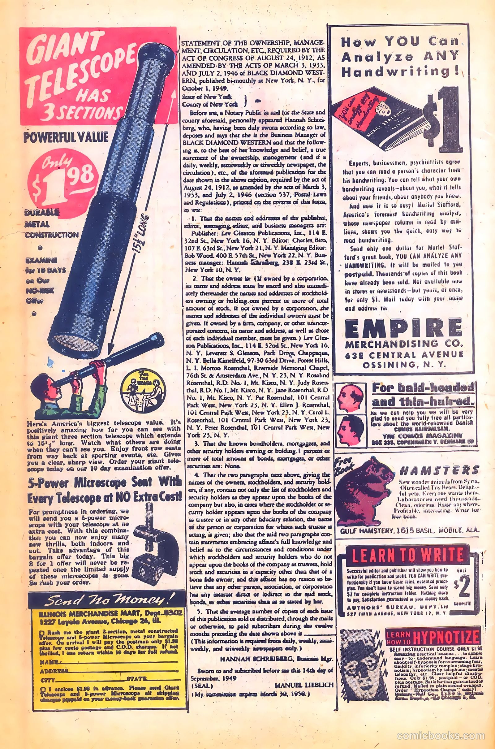 Black Diamond Western #18 (1950) — page 47 of 51