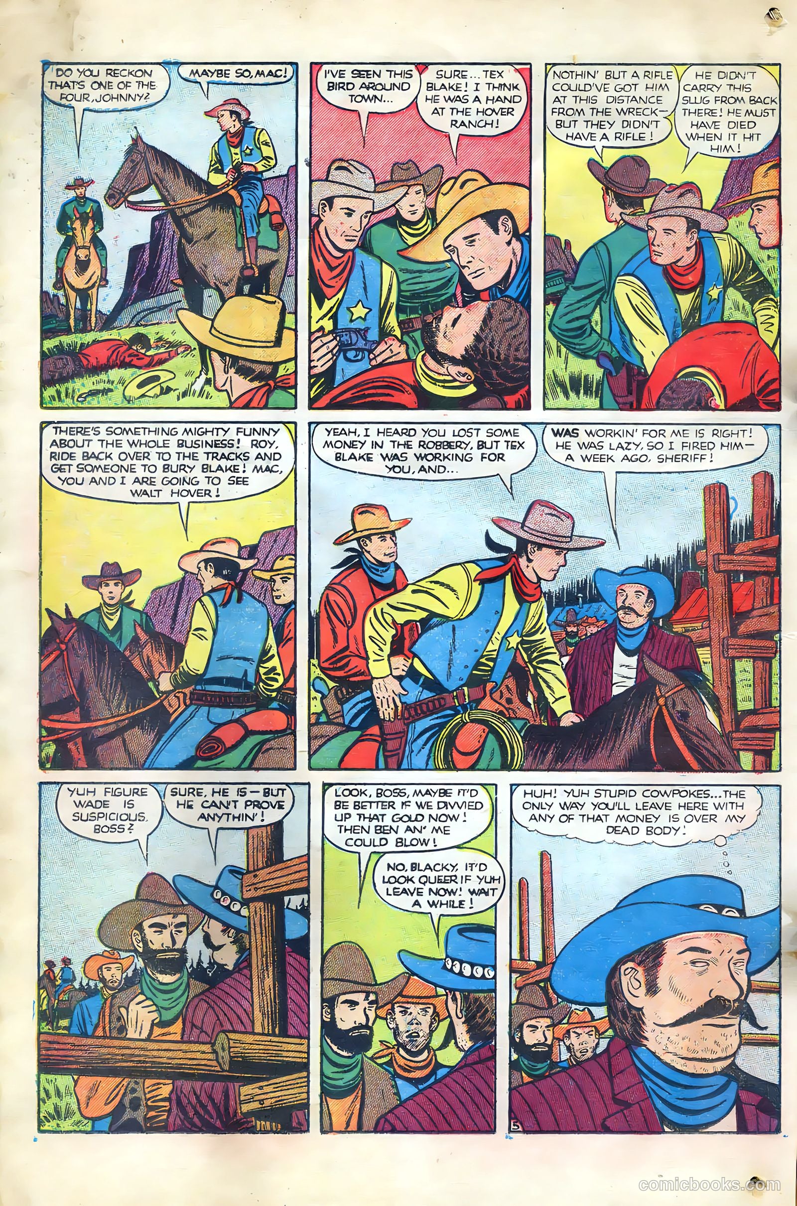 Black Diamond Western #19 (1950) — page 22 of 51