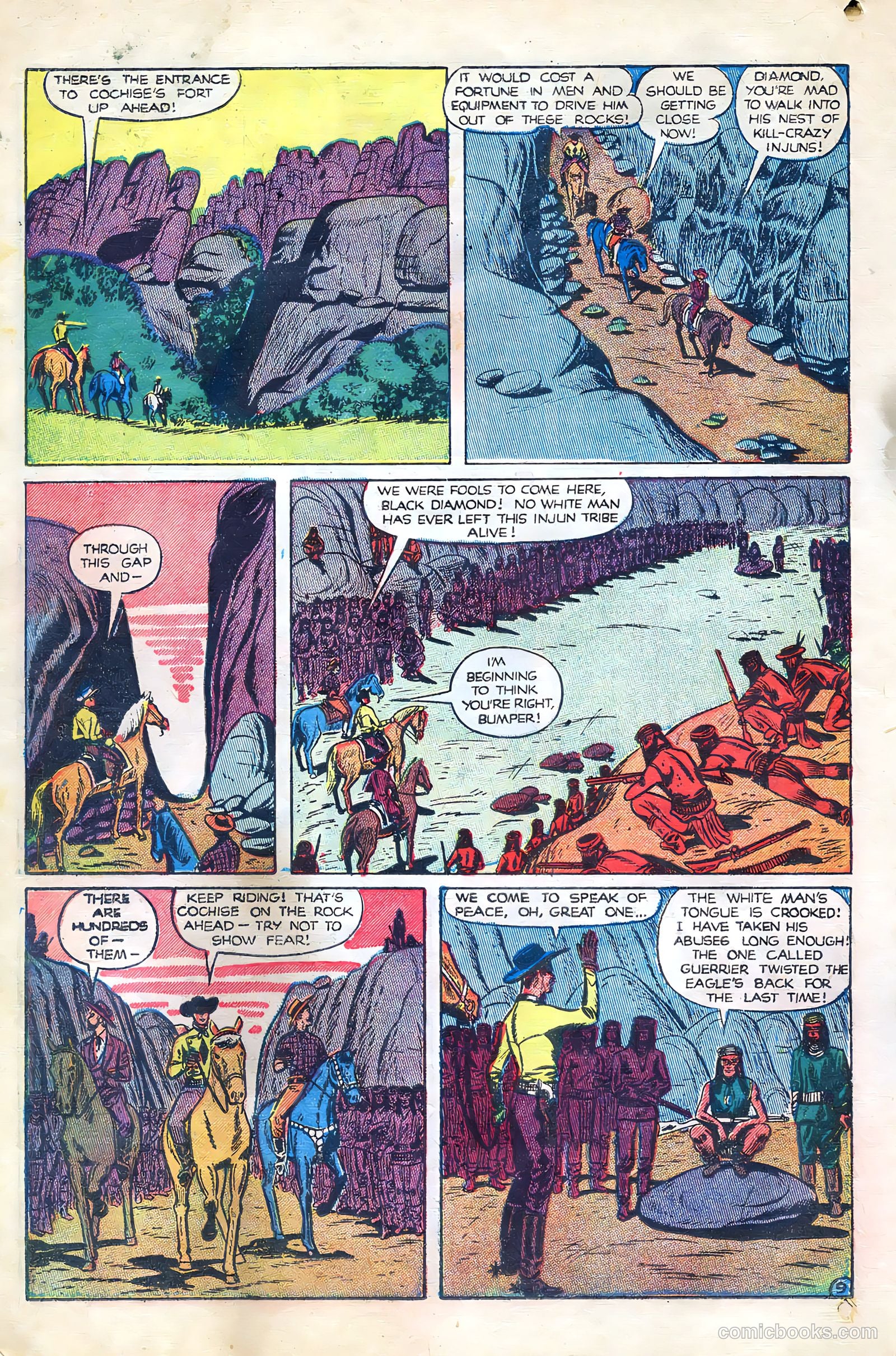 Black Diamond Western #19 (1950) — page 33 of 51