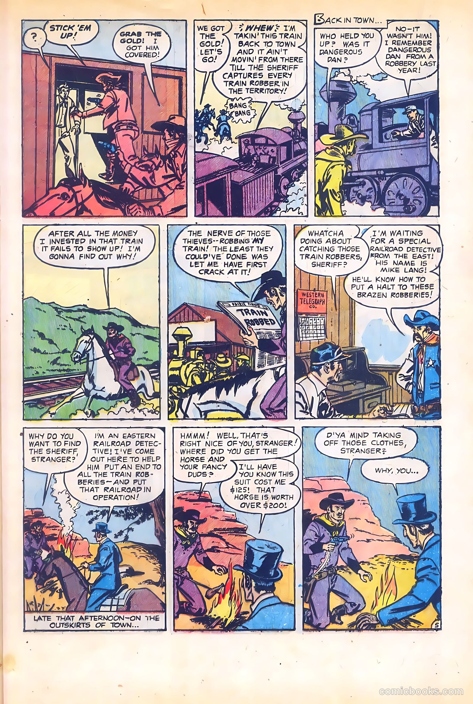 Black Diamond Western #20 (1950) — page 21 of 52