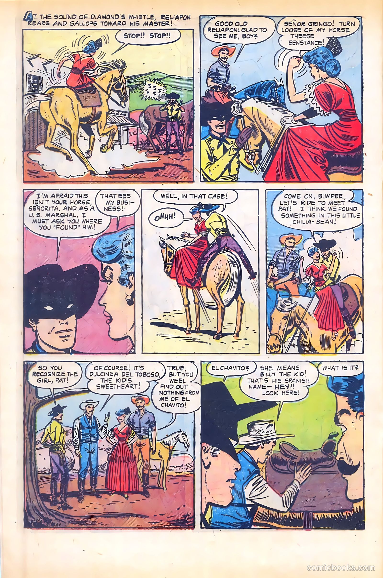 Black Diamond Western #20 (1950) — page 32 of 52