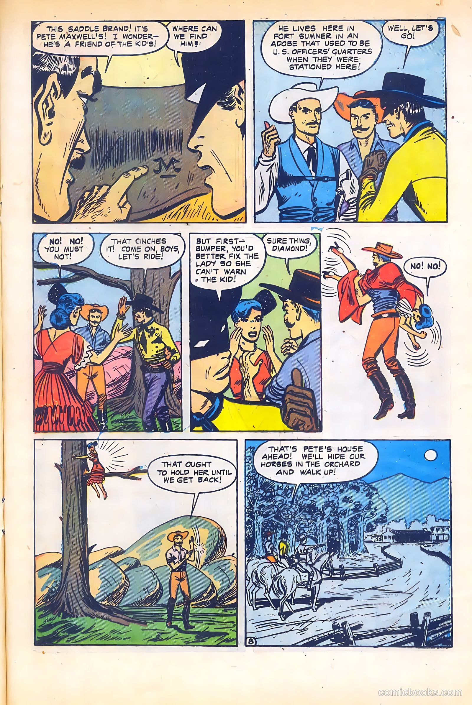 Black Diamond Western #20 (1950) — page 33 of 52