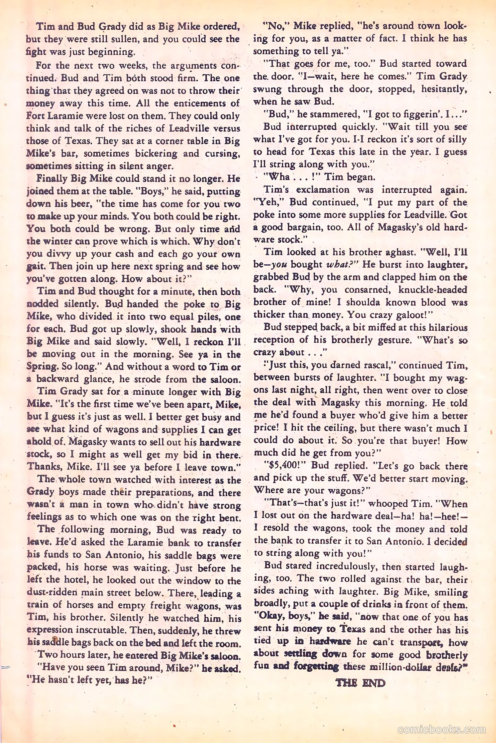 Black Diamond Western #20 (1950) — page 44 of 52
