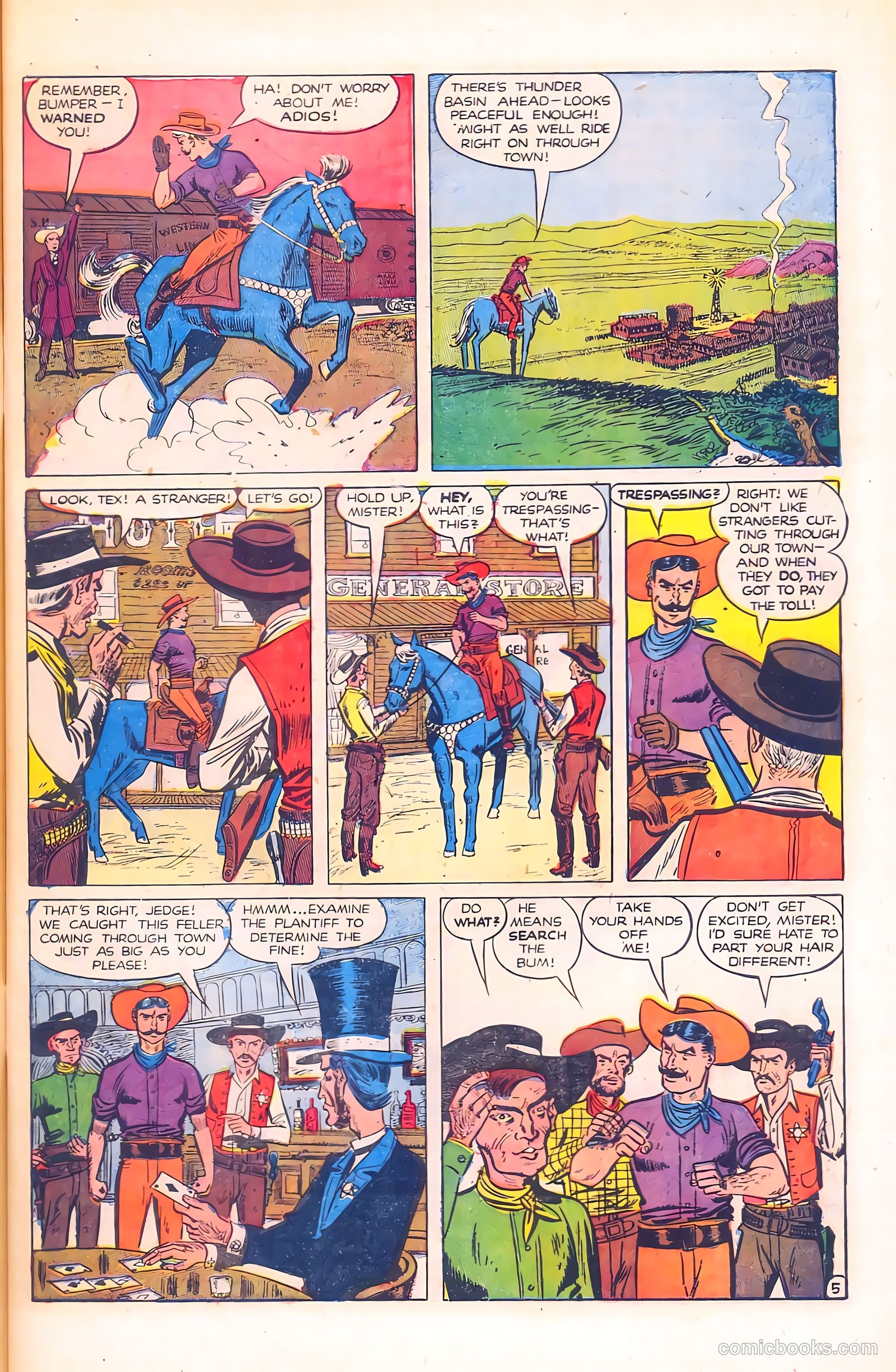 Black Diamond Western #21 (1950) — page 7 of 52