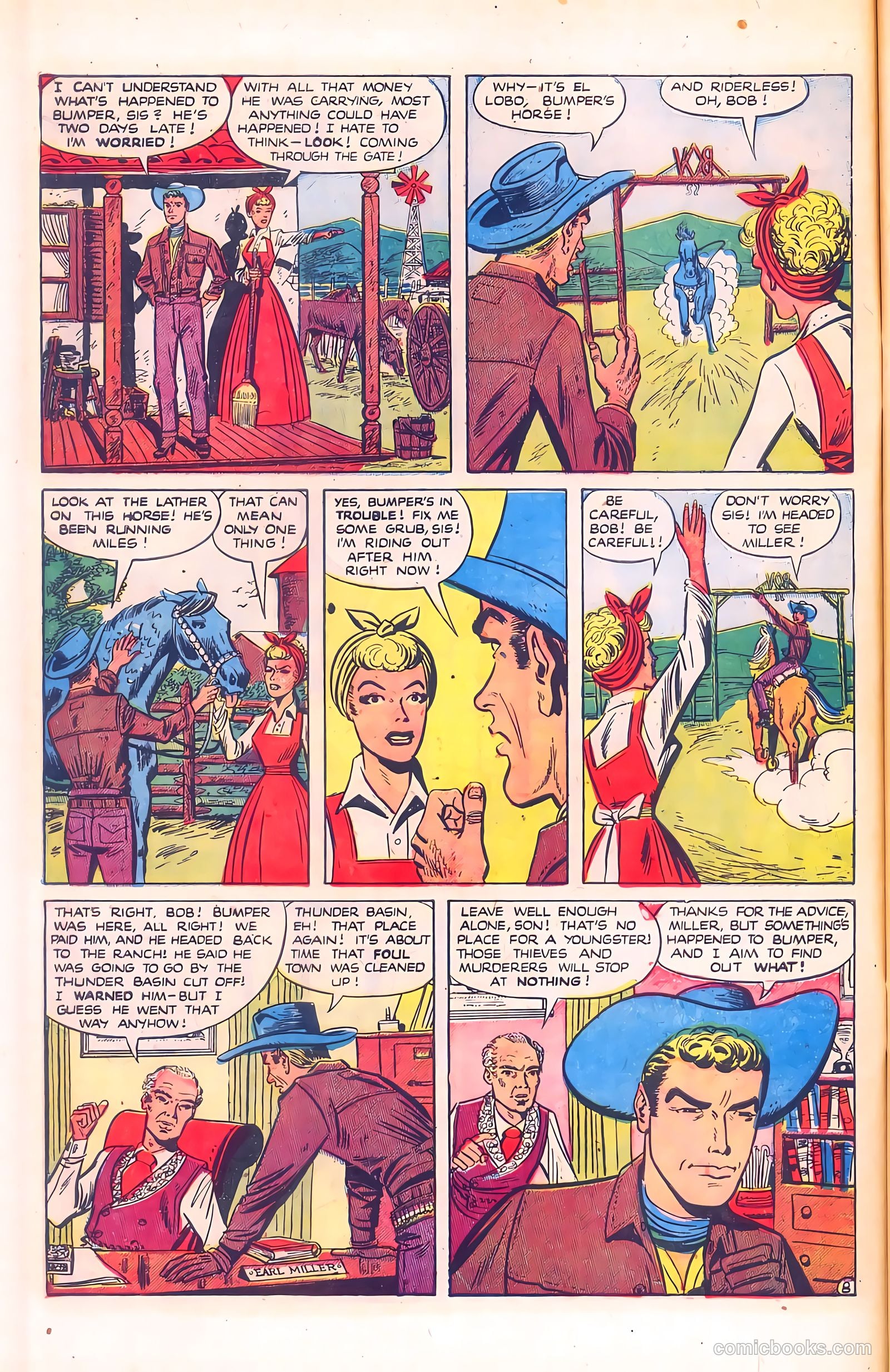 Black Diamond Western #21 (1950) — page 10 of 52