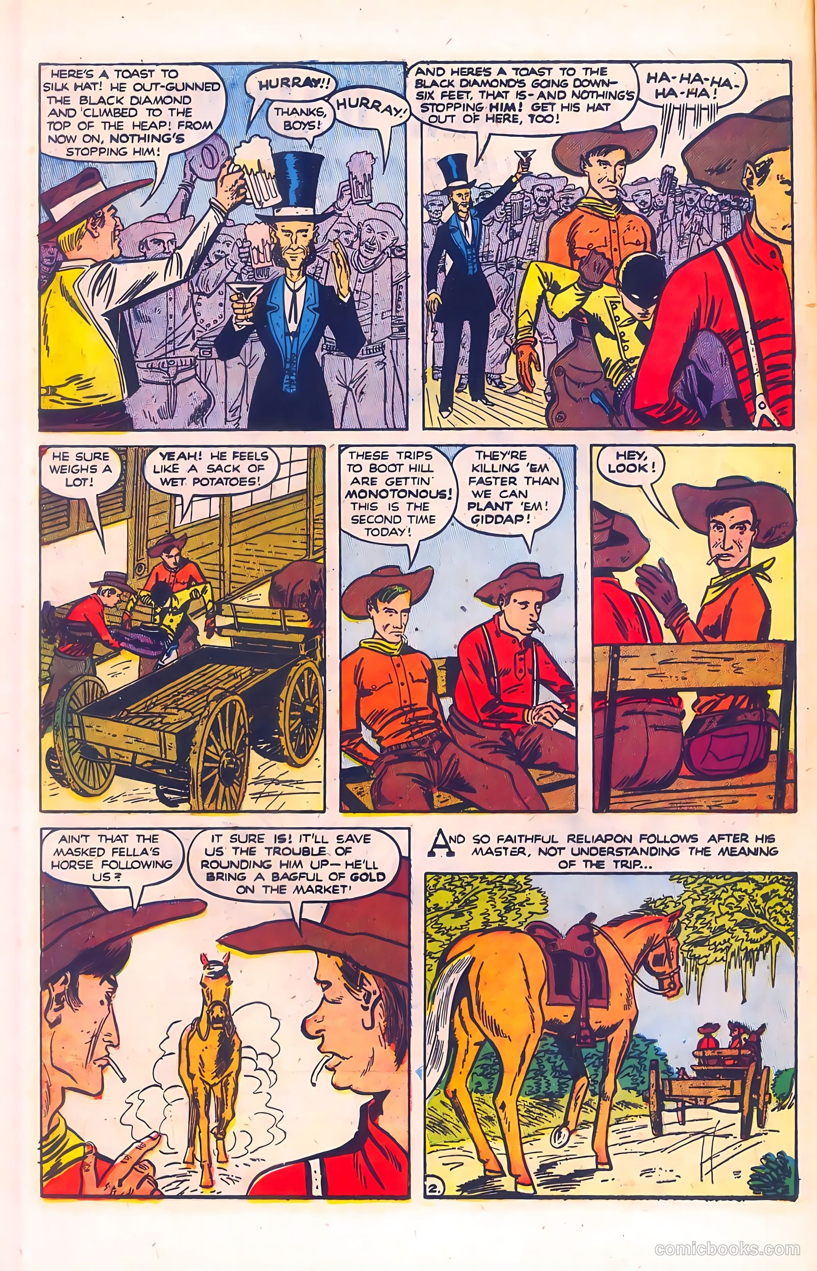 Black Diamond Western #21 (1950) — page 18 of 52