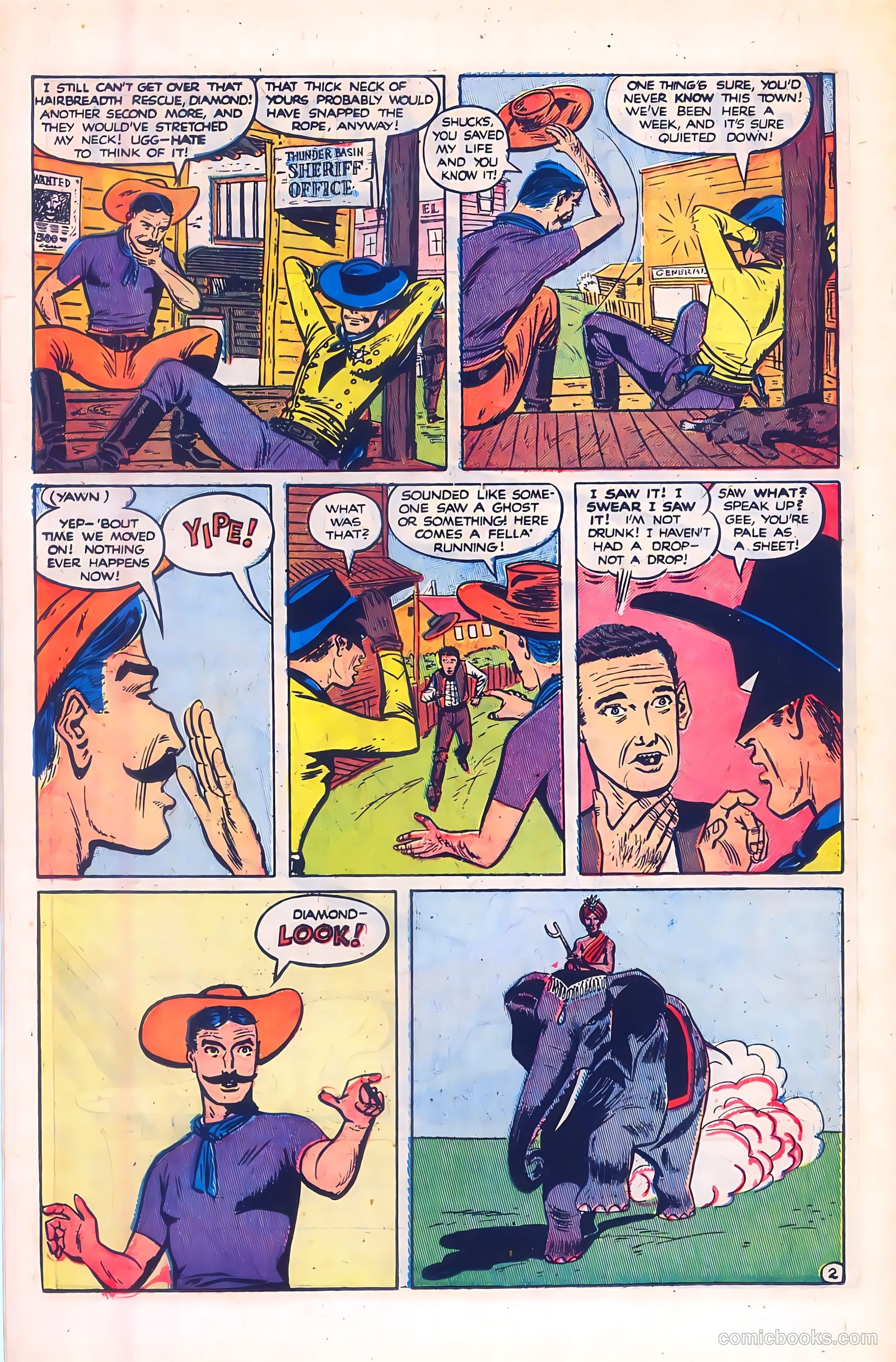 Black Diamond Western #21 (1950) — page 36 of 52